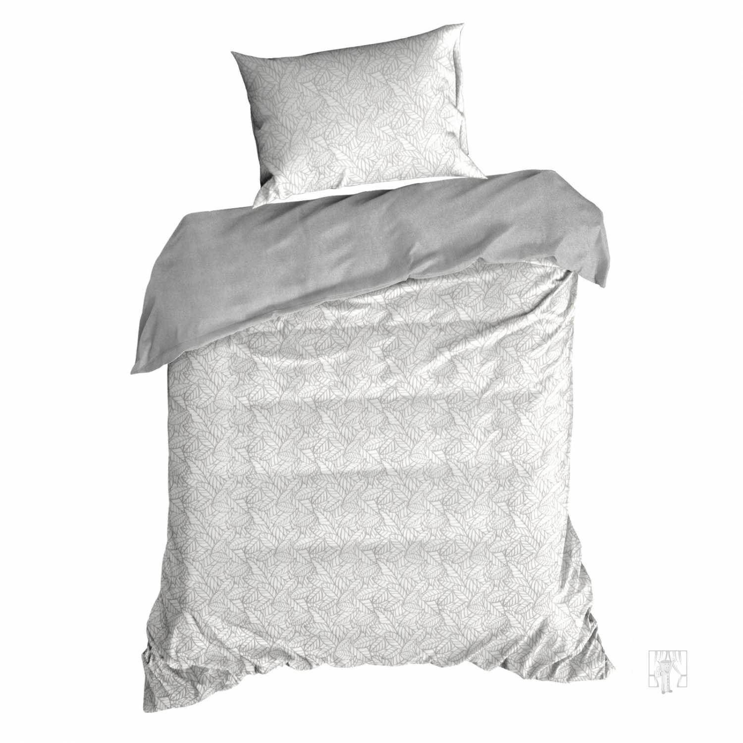 Posteľná bielizeň flísová FLANO 140x200cm + 70x90cm, béžová/krémová