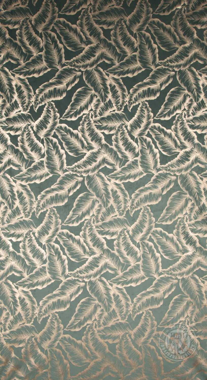 Záves MILENA na krúžkoch 140x250 cm mätový/šampanský