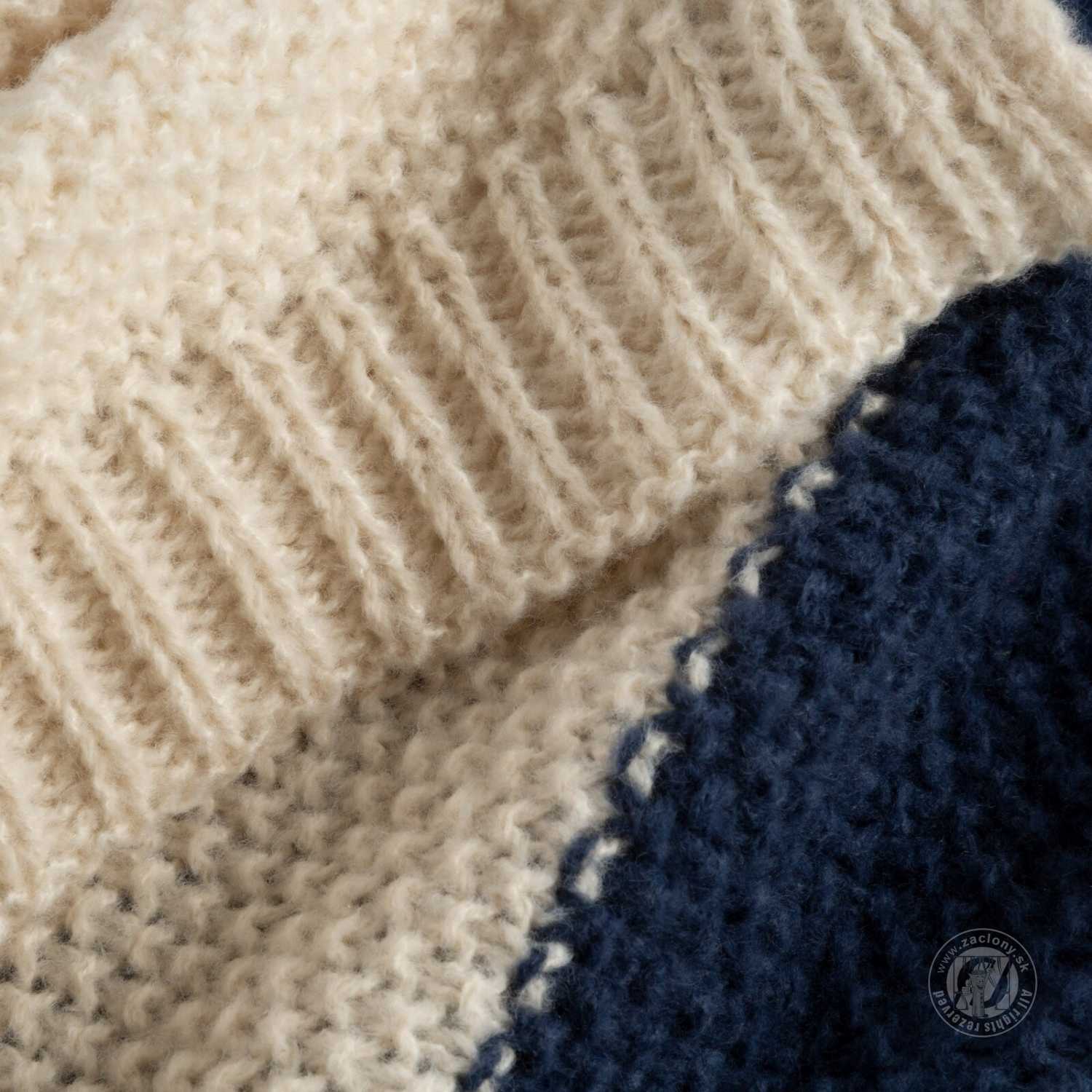 Deka PLED 130x170cm béžová/granátová