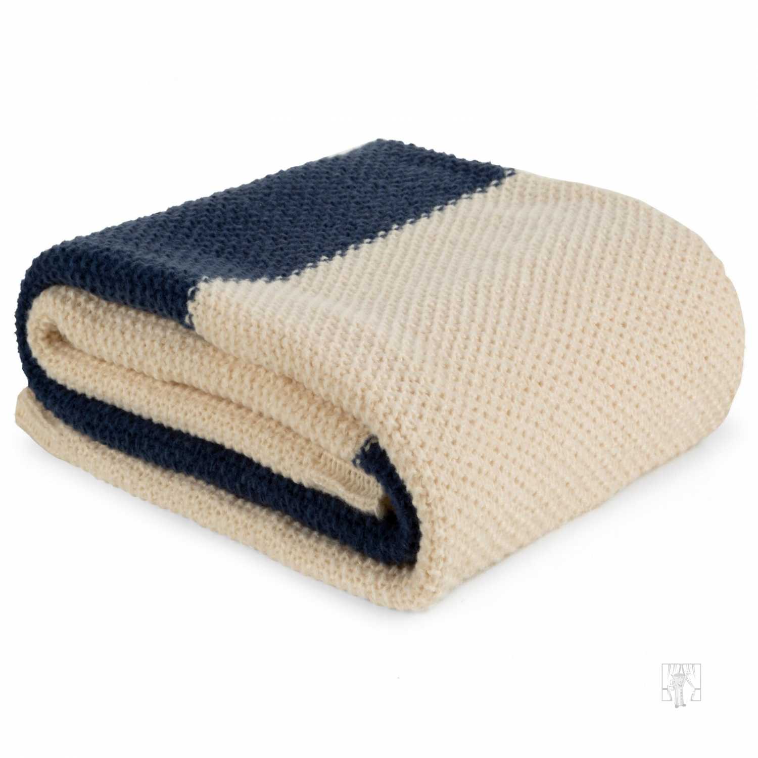 Deka PLED 130x170cm béžová/granátová