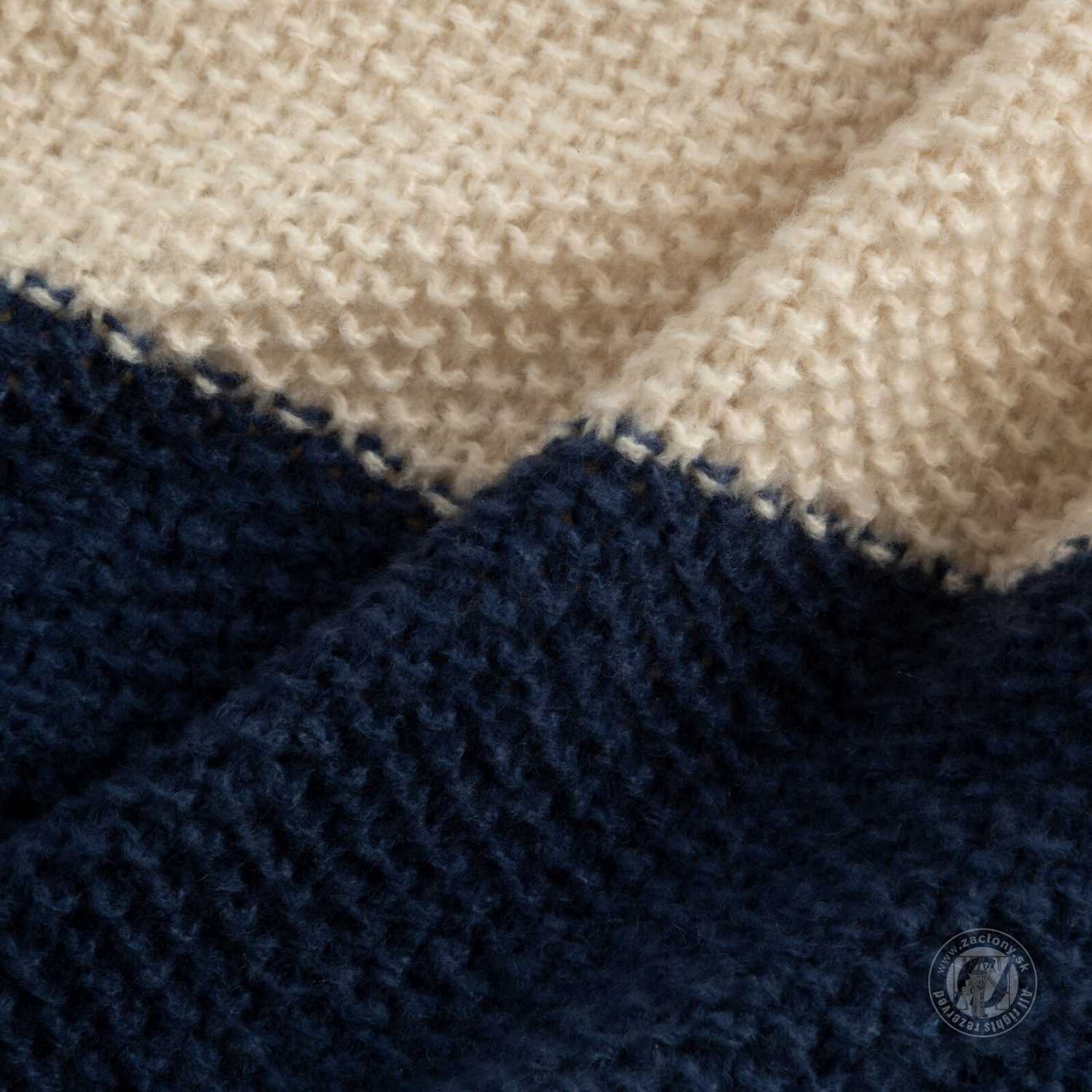 Deka PLED 130x170cm béžová/granátová