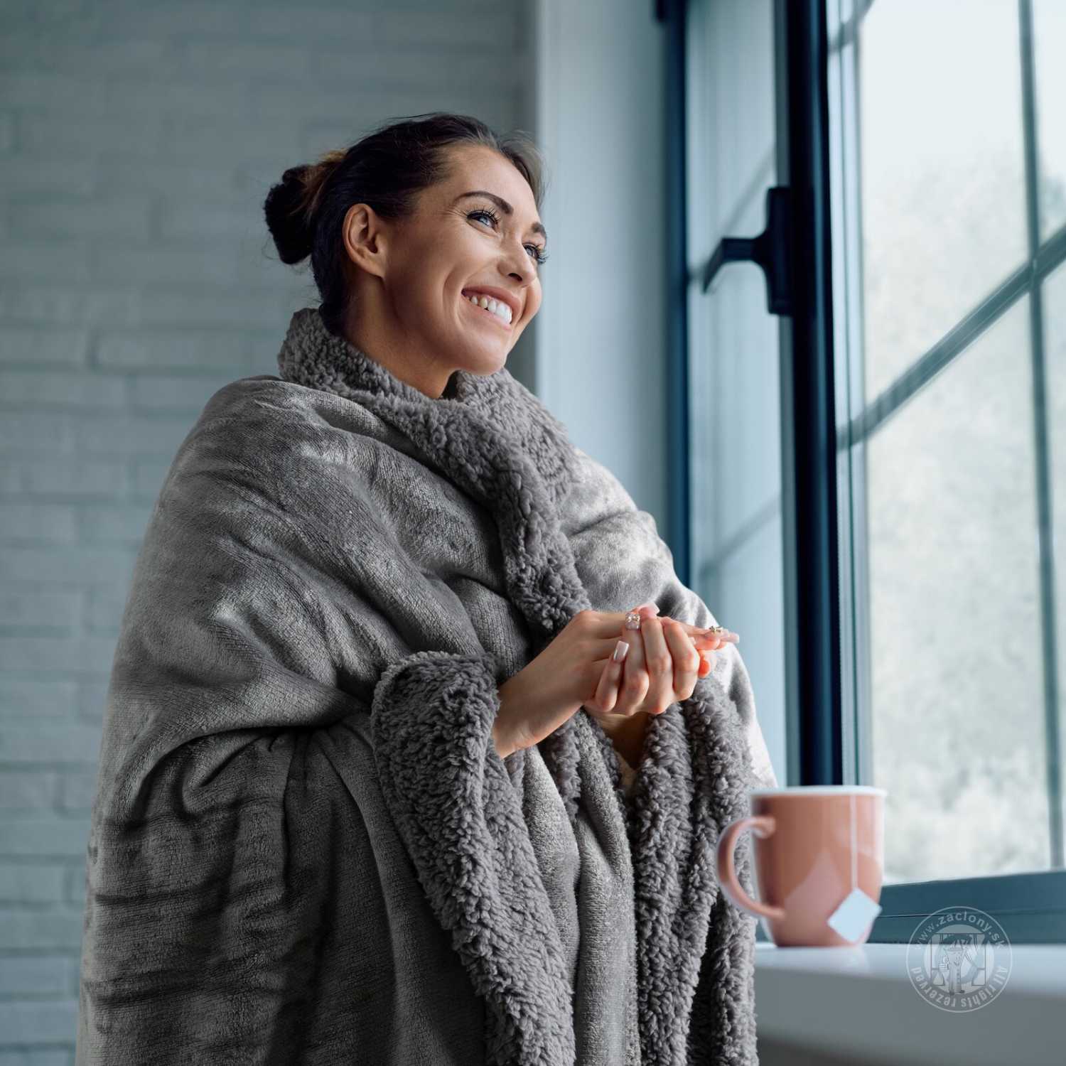 Deka obojstranná TEDY 150x200cm oceľová