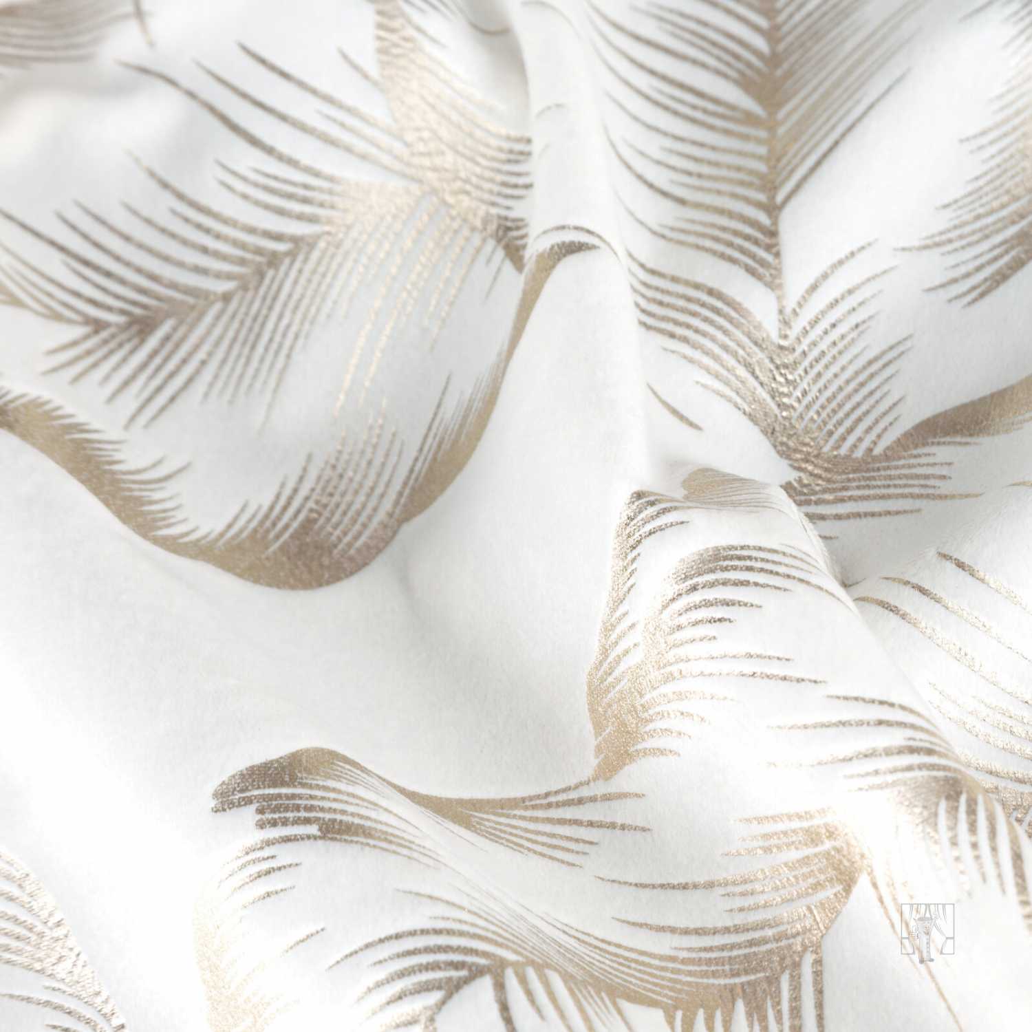 Záves MILENA na krúžkoch 140x250 cm biely/šampanský