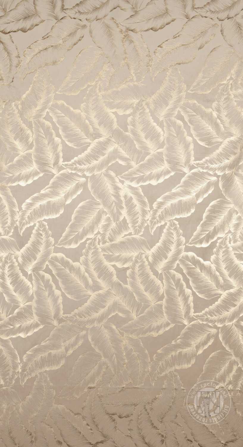 Záves MILENA na krúžkoch 140x250 cm béžový/šampanský