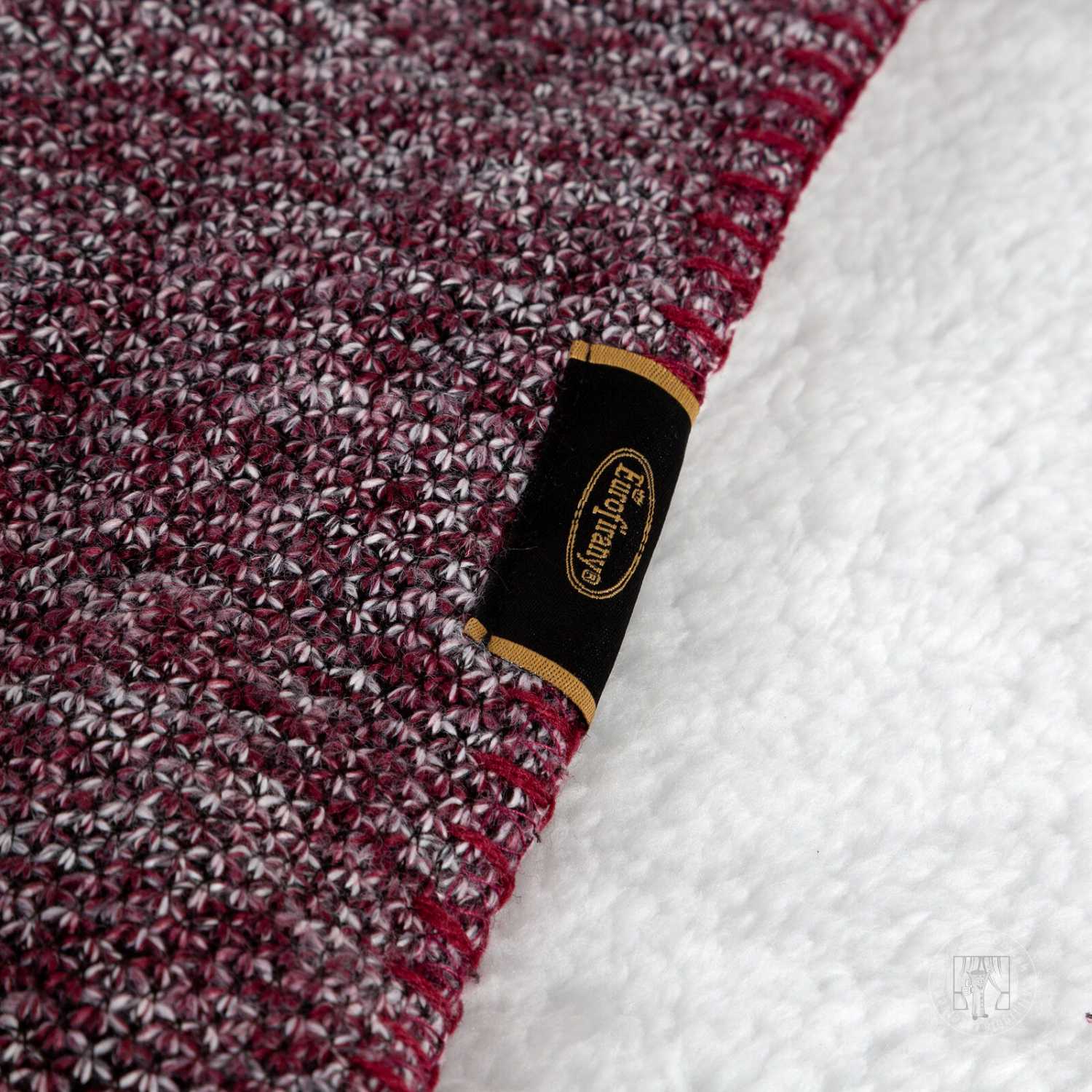 Deka obojstranná PANDA 150x200cm bordová/biela