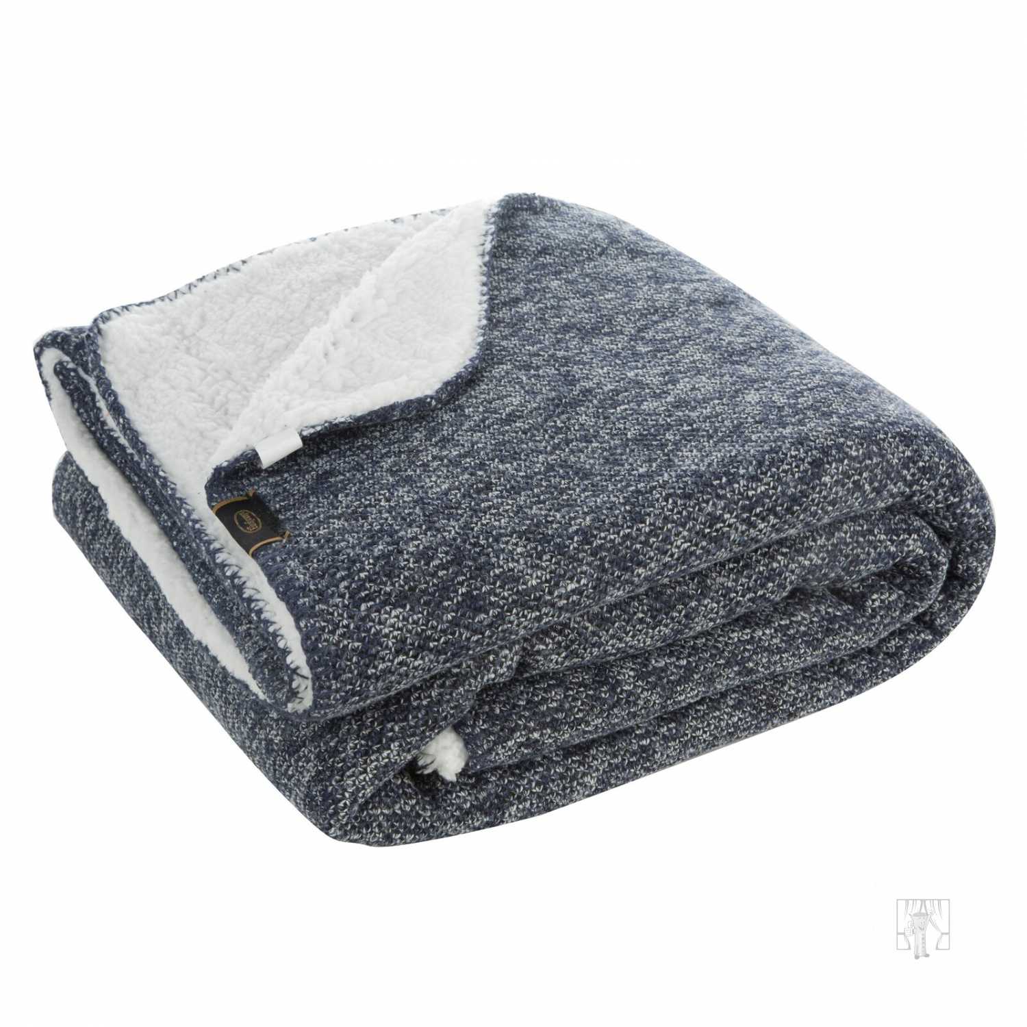 Deka obojstranná PANDA 150x200cm granátová/biela