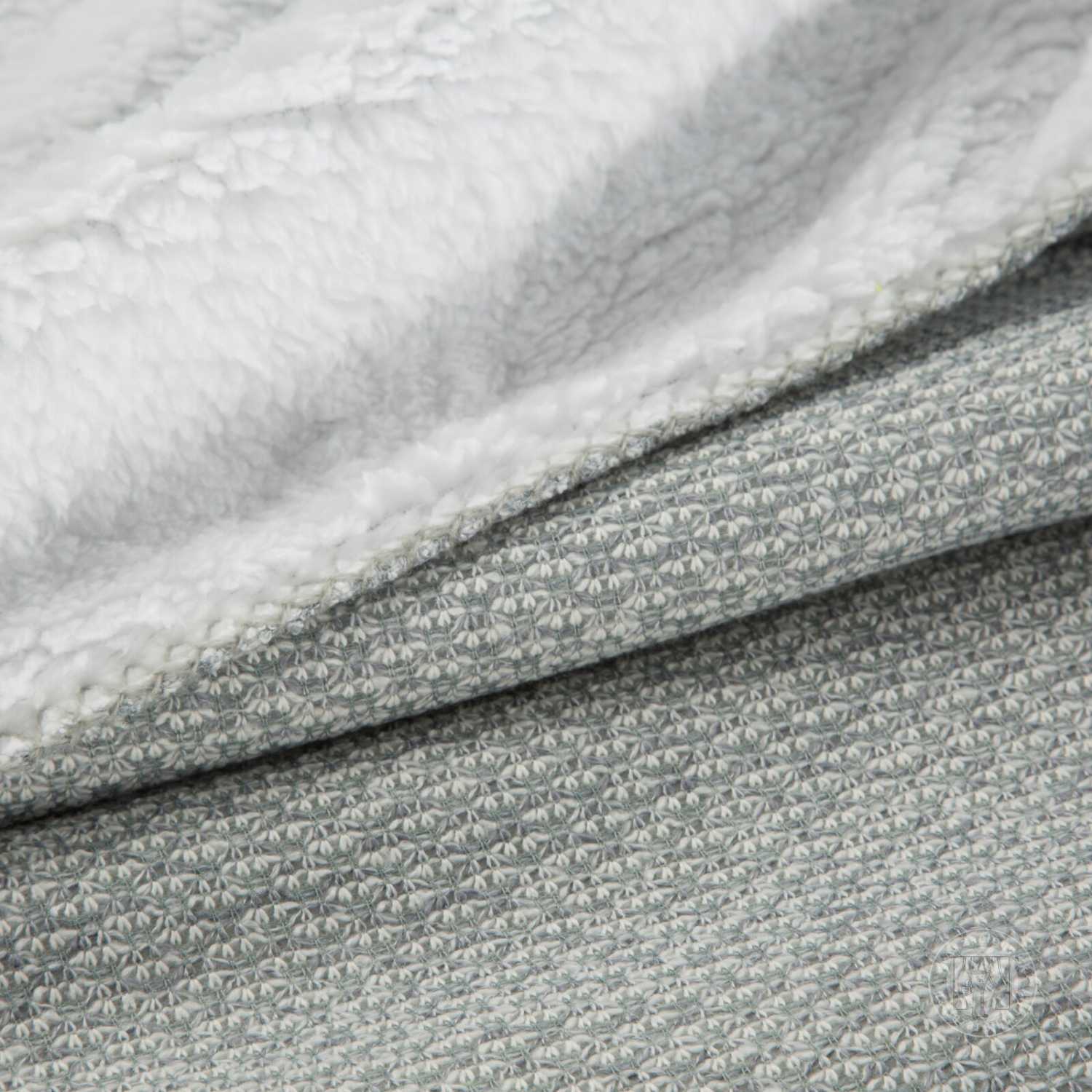 Deka obojstranná PANDA 150x200cm strieborná/biela