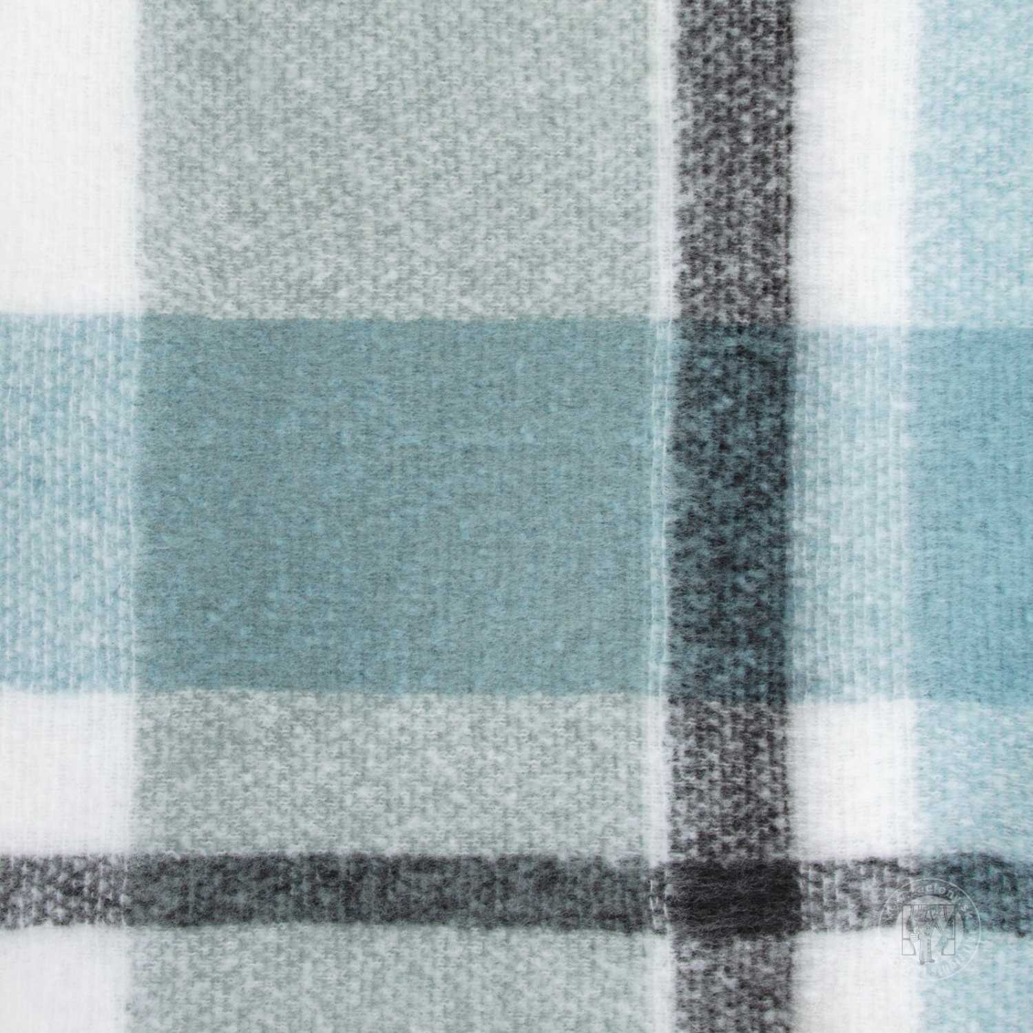 Deka so strapcami MOHER 130x170cm modrá/biela