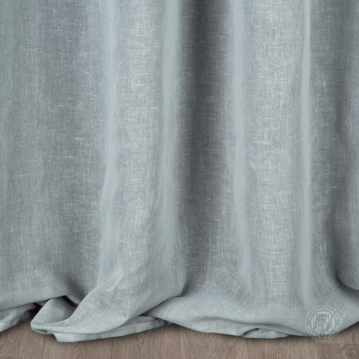 Záves PAOLA na krúžkoch 140x250cm sivý