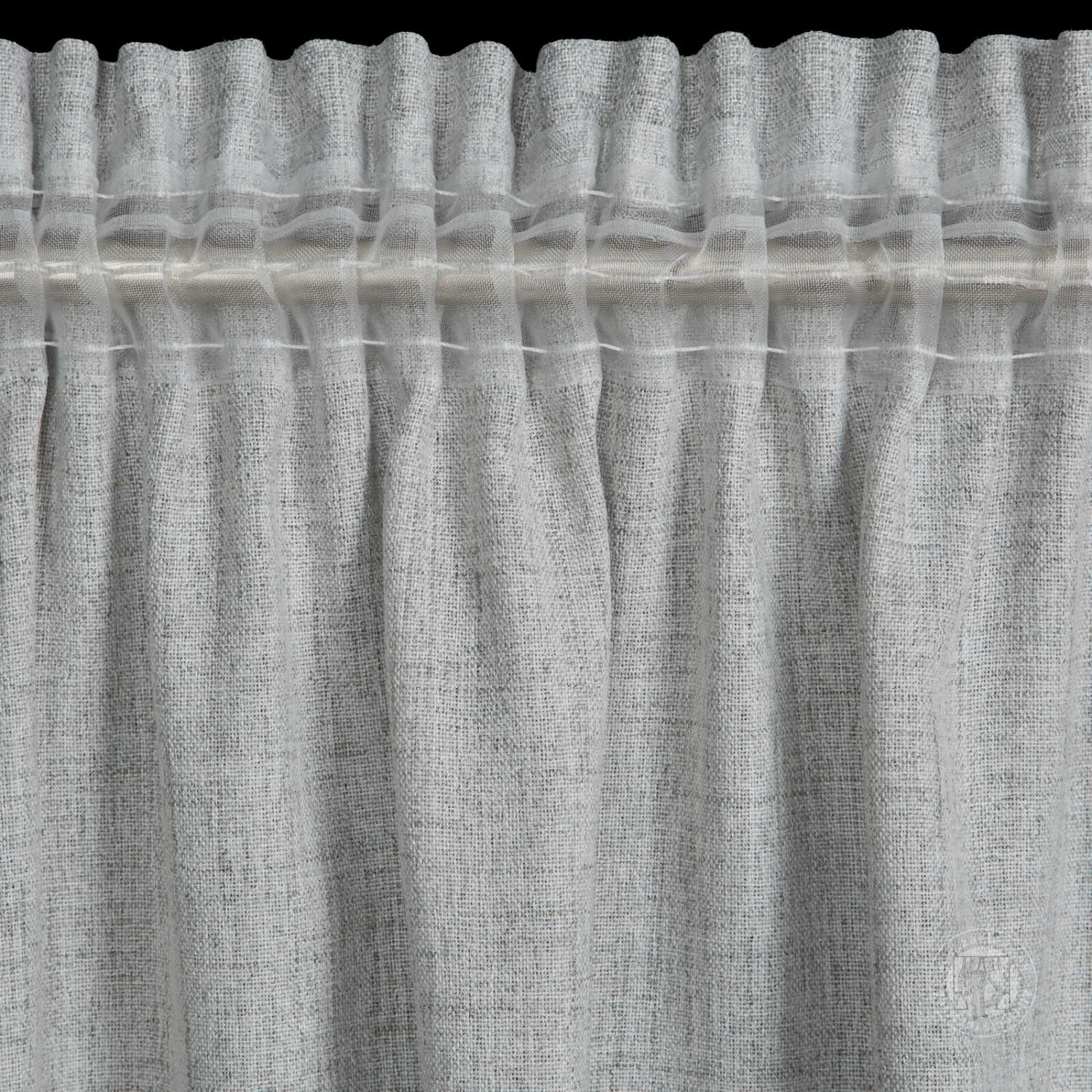 Záves BLANKA na páske 140x250cm strieborný