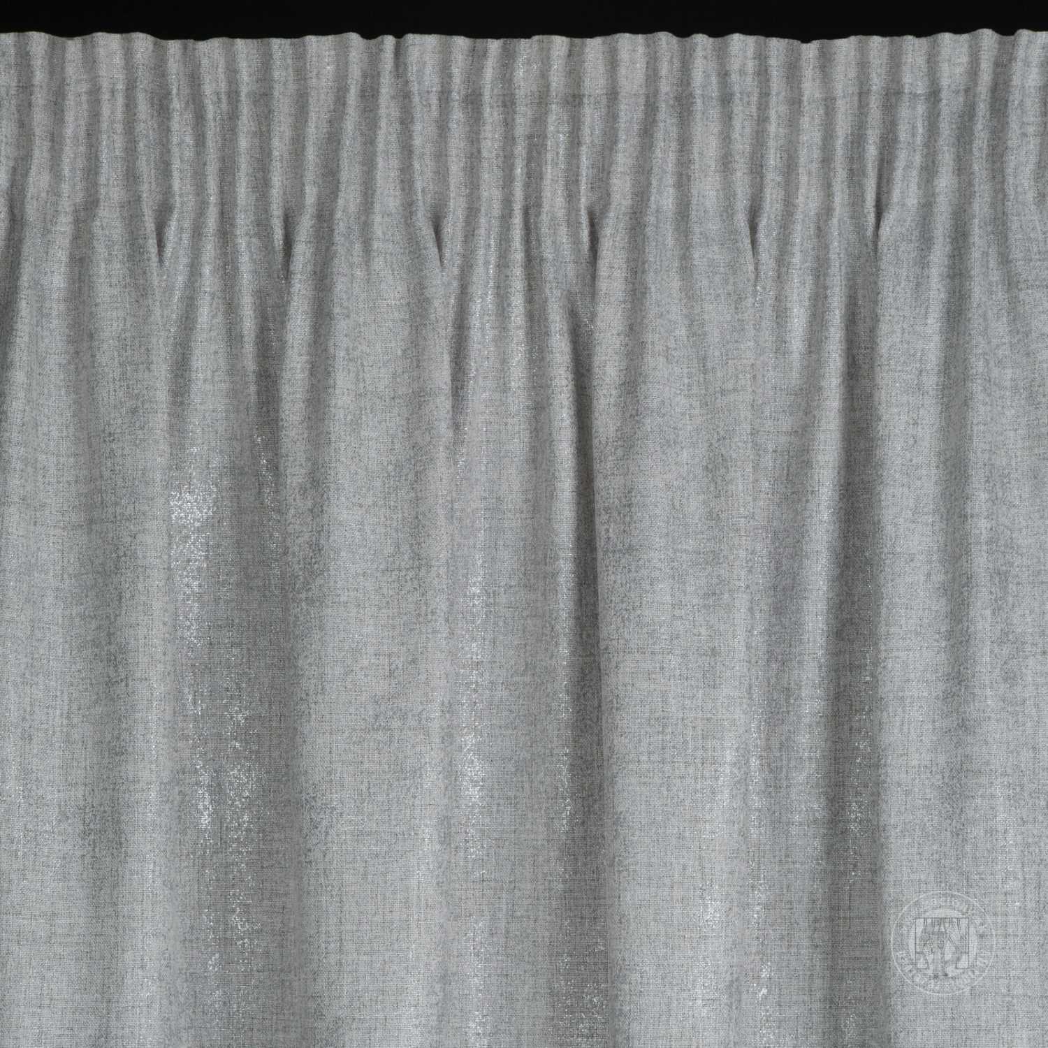 Záves BLANKA na páske 140x250cm strieborný