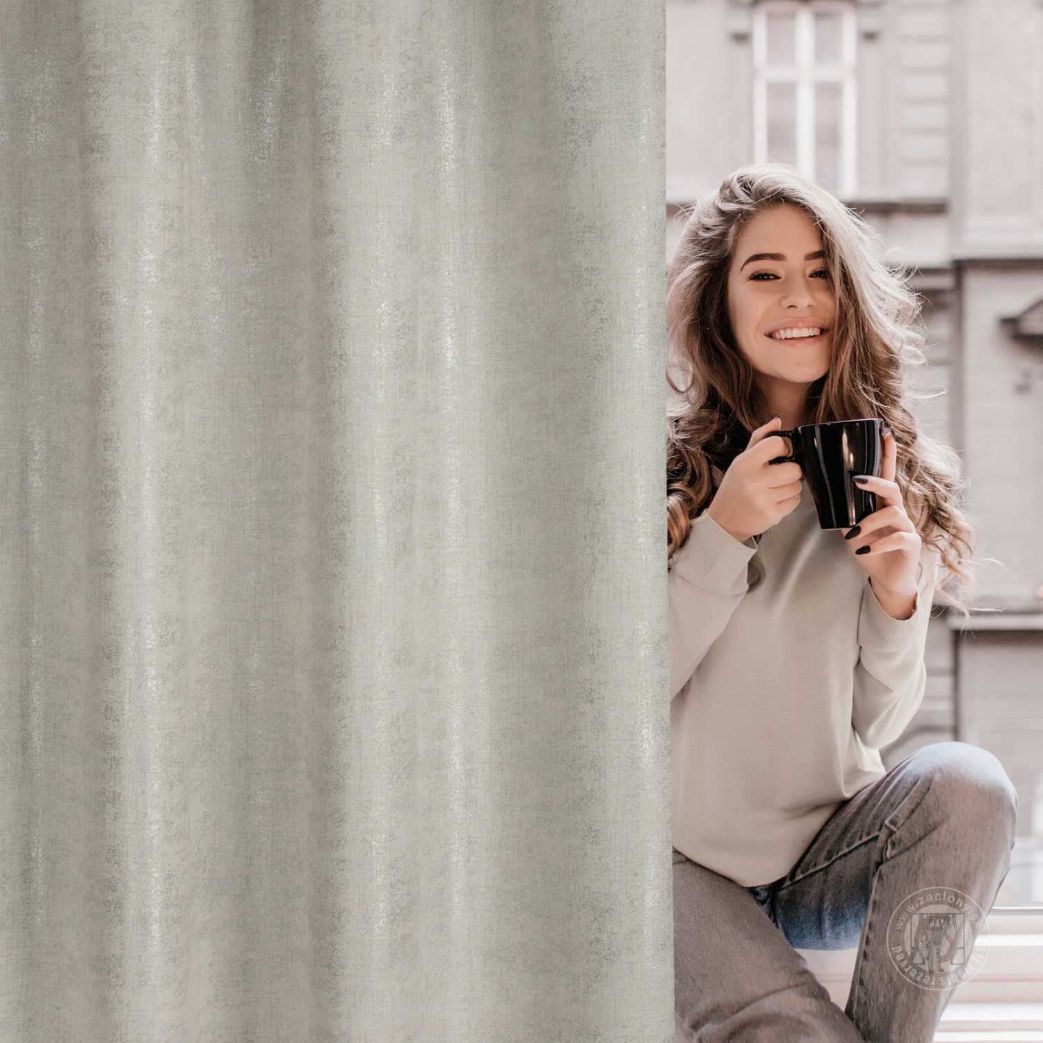 Záves BLANKA na páske 140x250cm naturálny