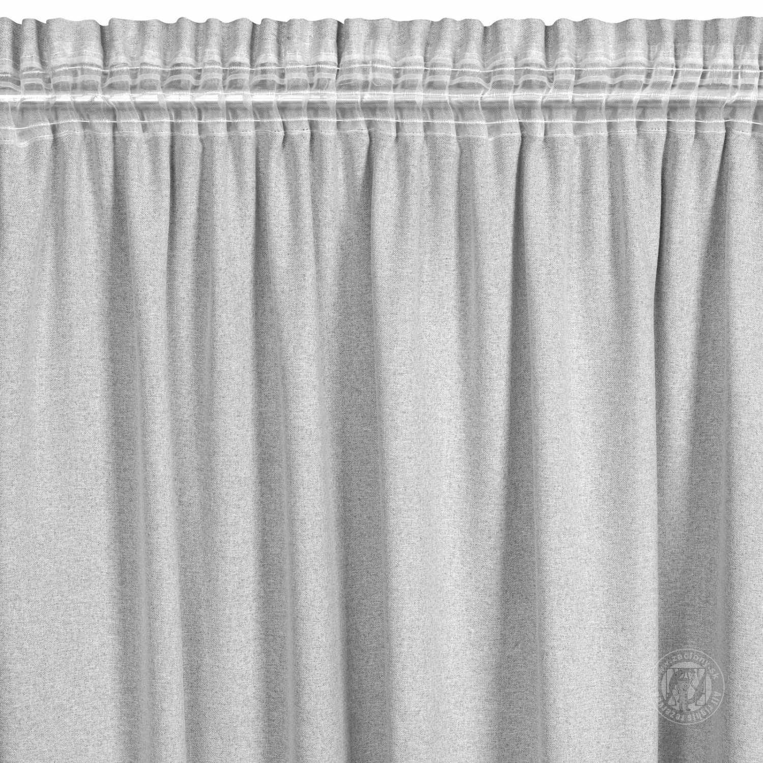 Záves ERIS na páske 140x270cm sivý