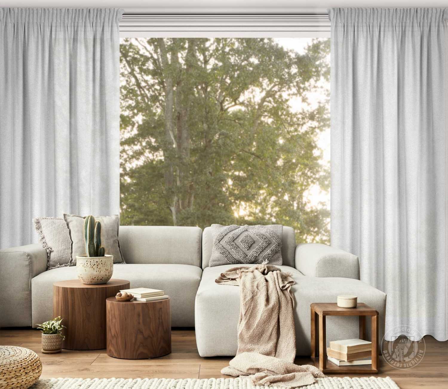 Záves ERIS na páske 140x270cm sivý