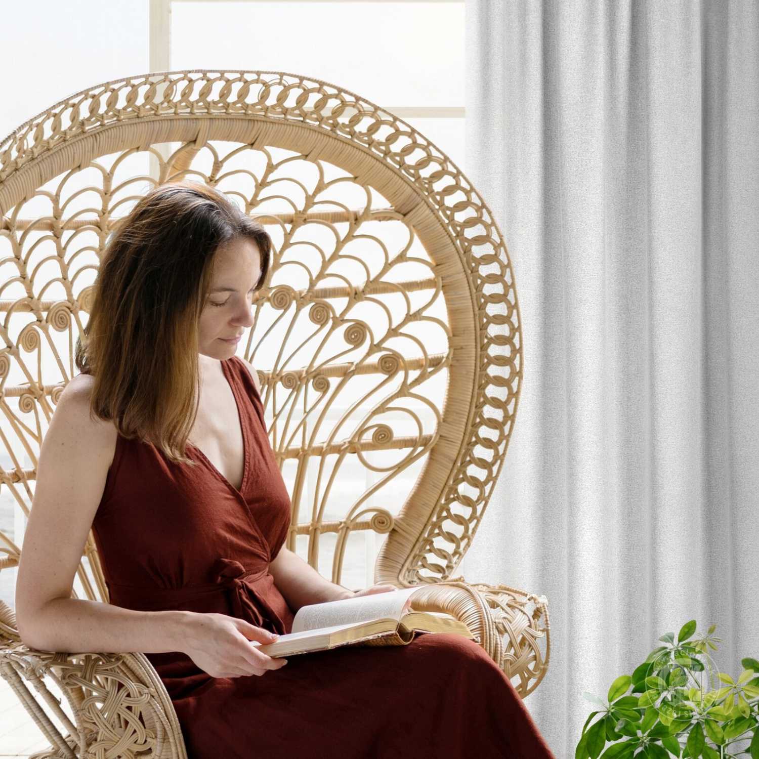 Záves ERIS na páske 140x270cm sivý