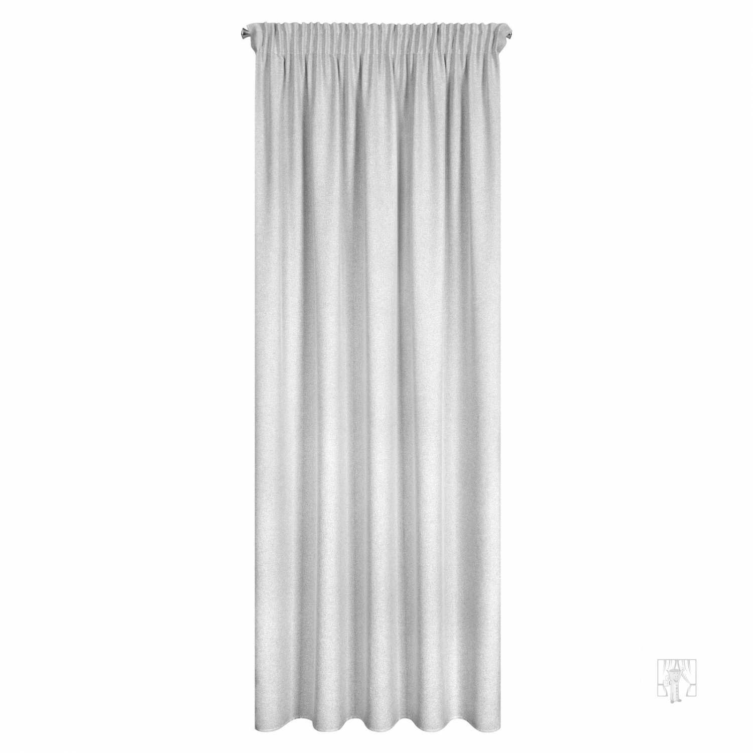 Záves ERIS na páske 140x270cm sivý