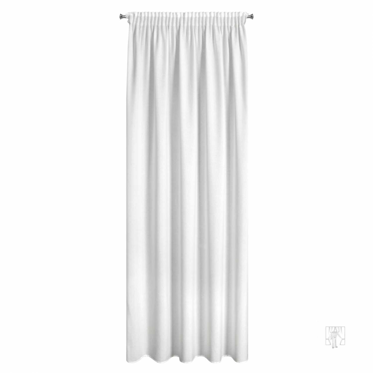 Záves ERIS na páske 140x270cm biely