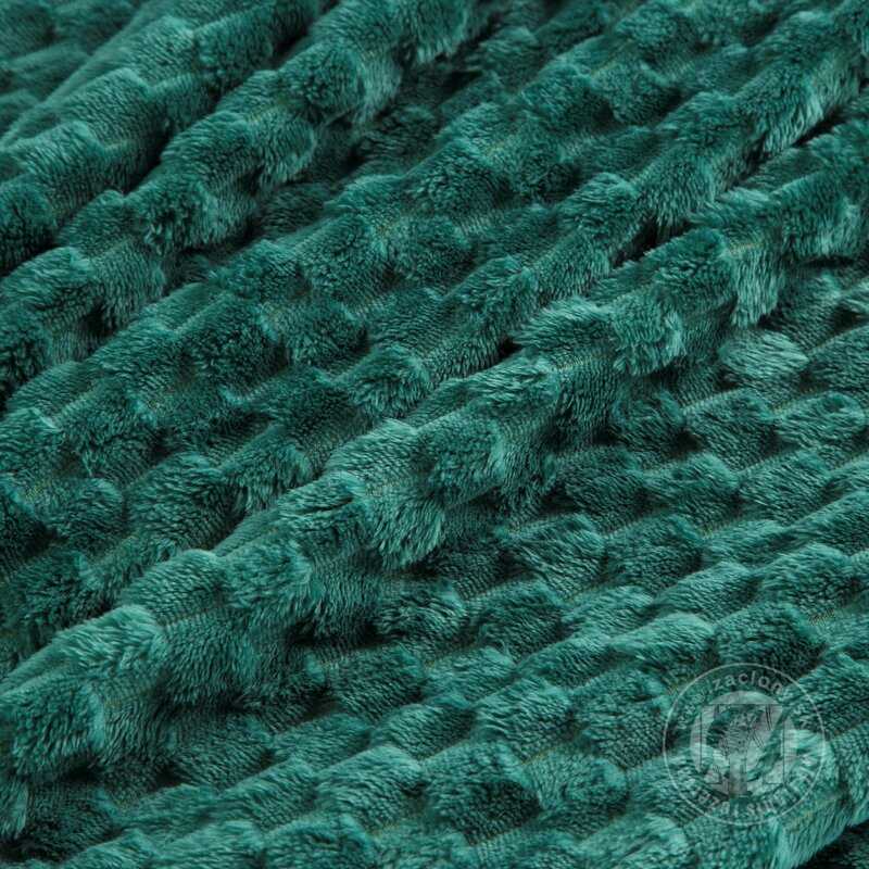 Deka z mikroflanelu CINDY6 150x200cm tmavozelená