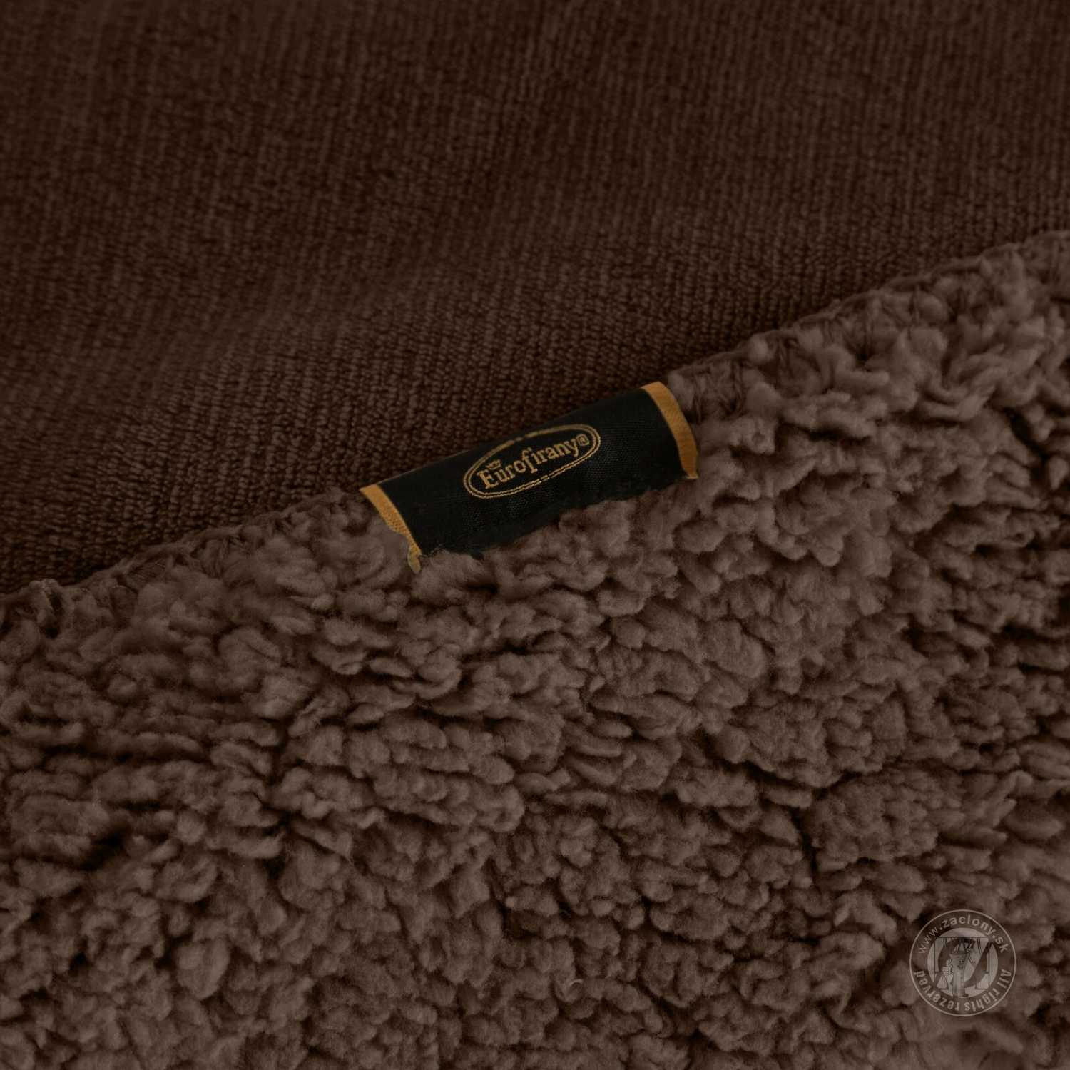 Deka obojstranná TEDY 170x210cm tmavohnedá