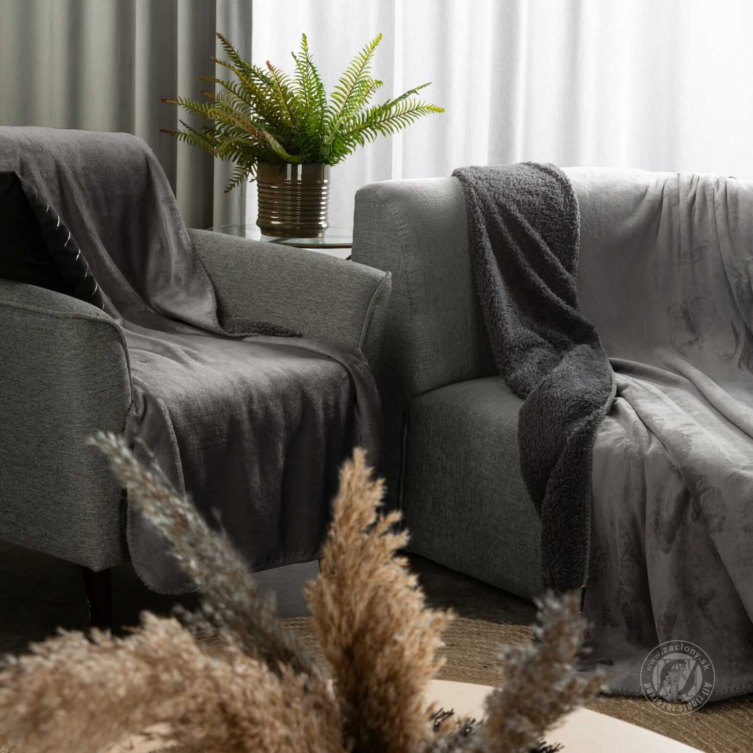 Deka obojstranná TEDY 70x160cm oceľová