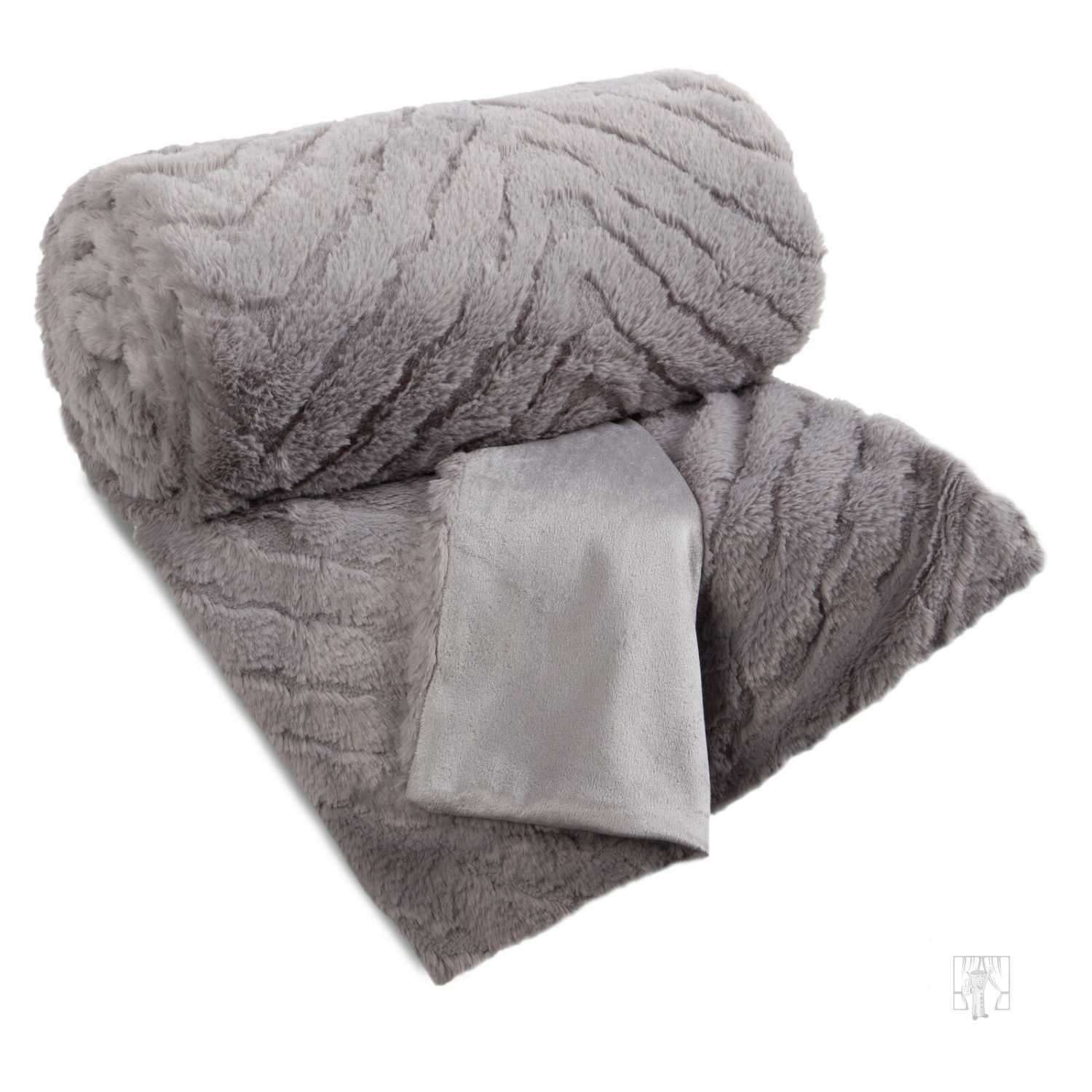 Deka obojstranná KATE 150x200cm strieborná