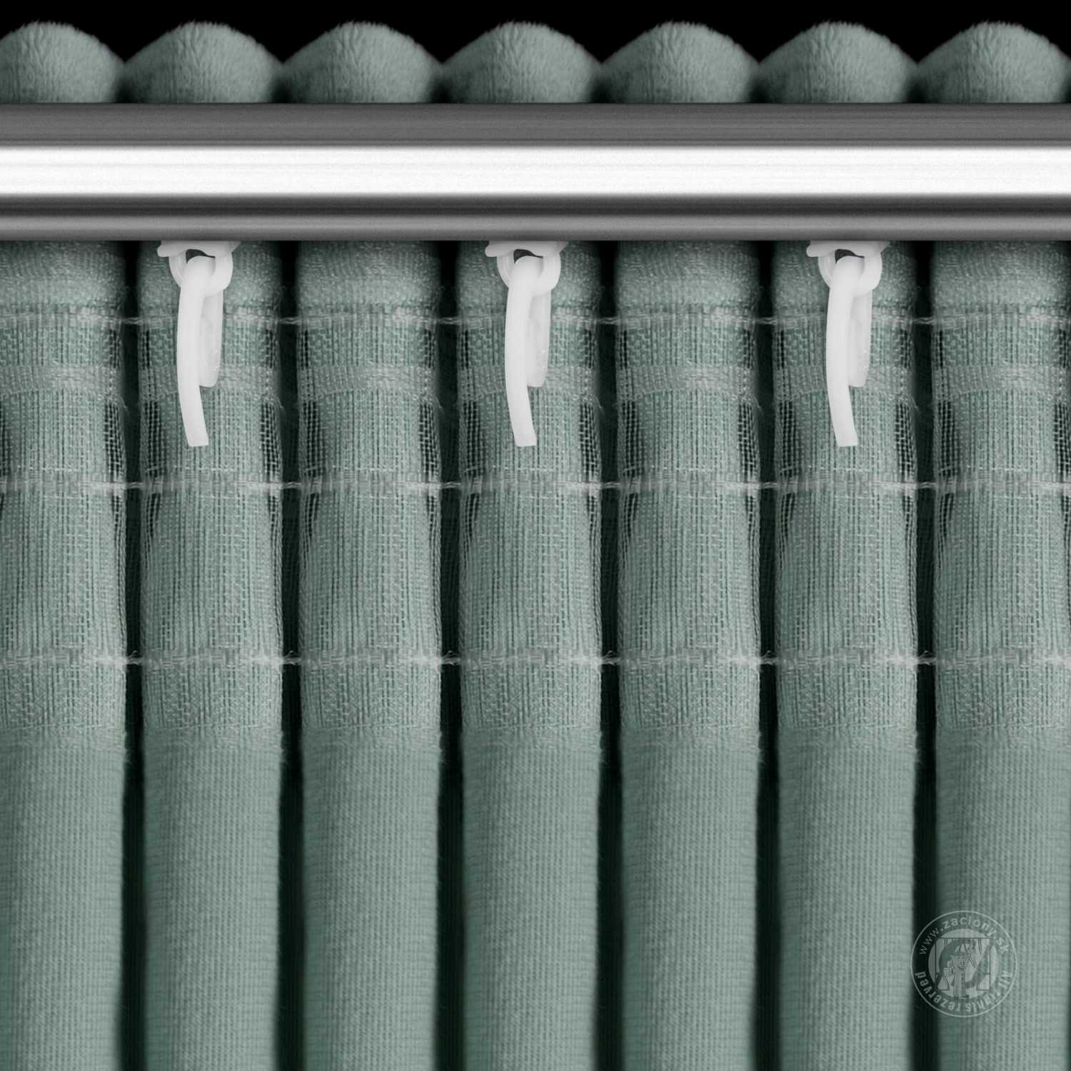 Záves ROSES na páske 140x270cm mätový