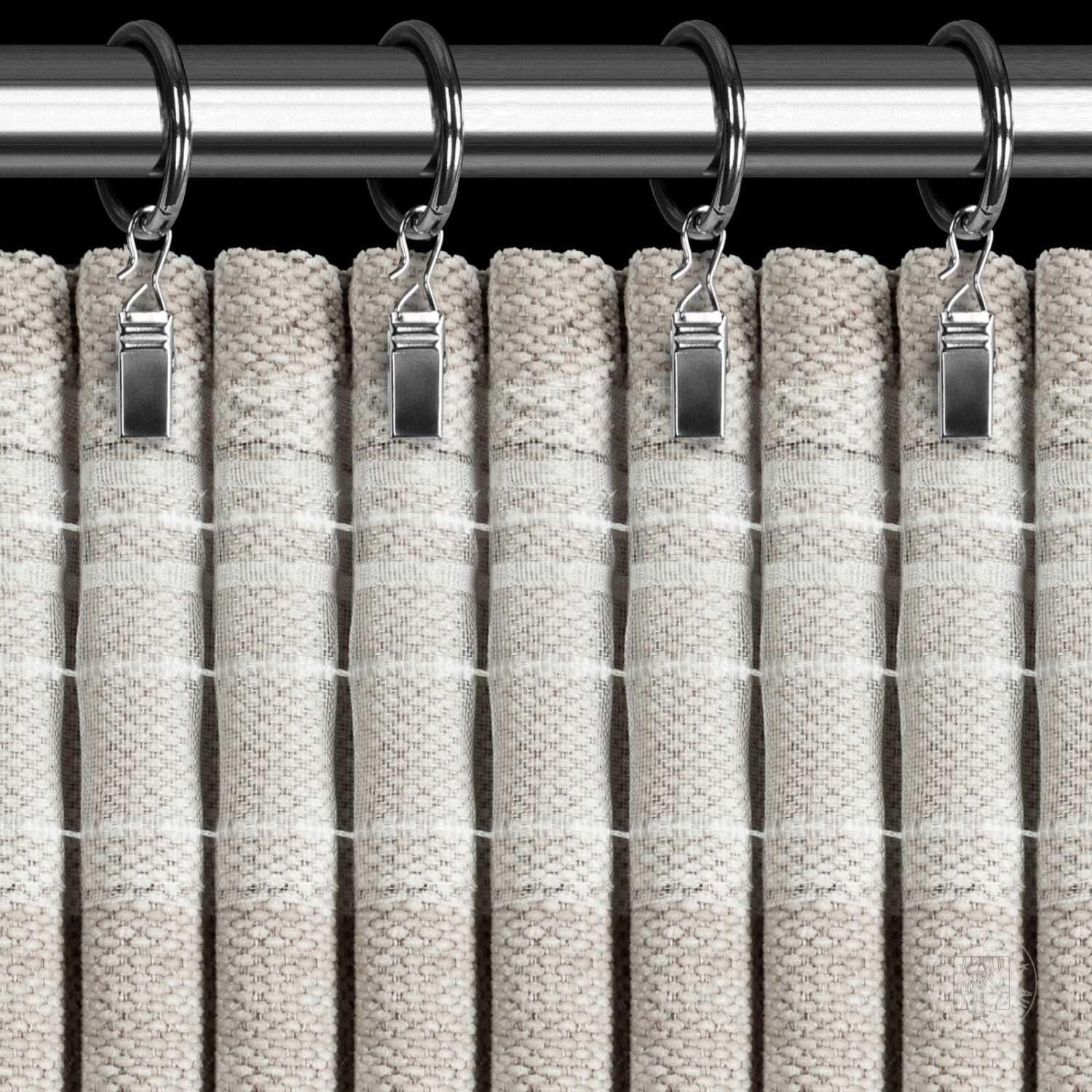 Záves NESKA na páske 140x270cm svetlobéžový