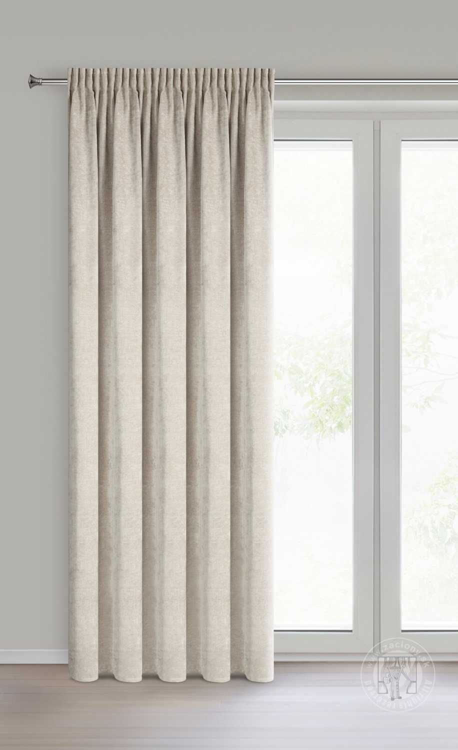 Záves NESKA na páske 140x270cm svetlobéžový
