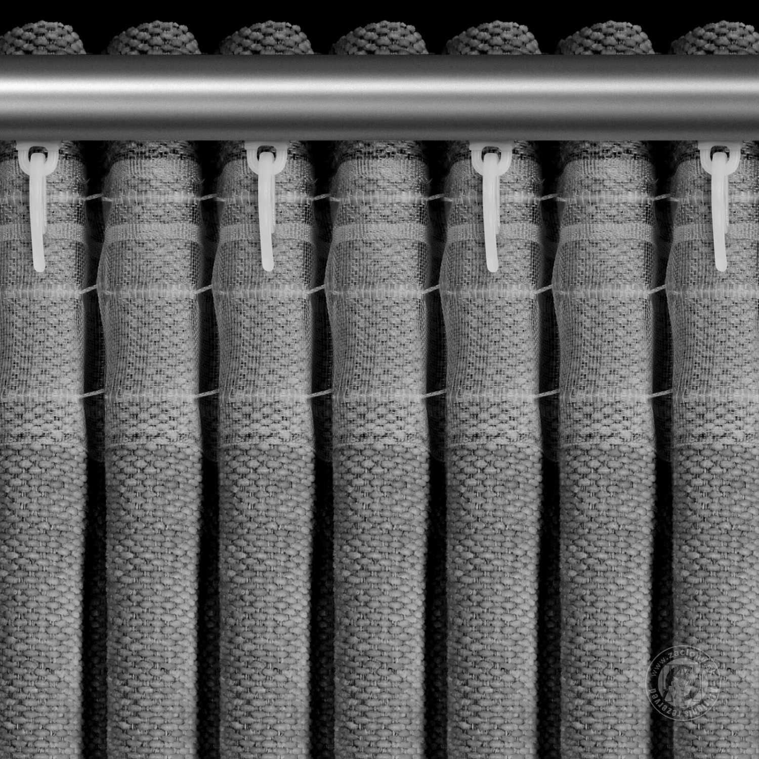 Záves NESKA na páske 140x270cm oceľový