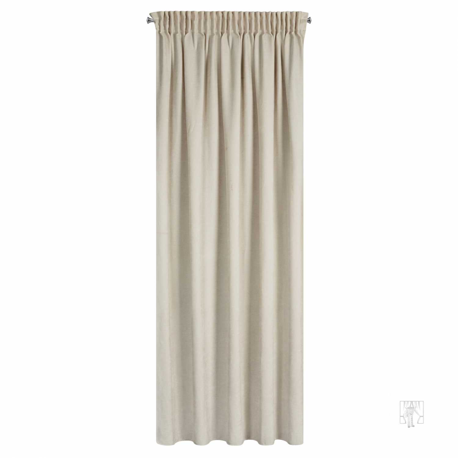 Záves VANI na páske 140x270cm svetlobéžový