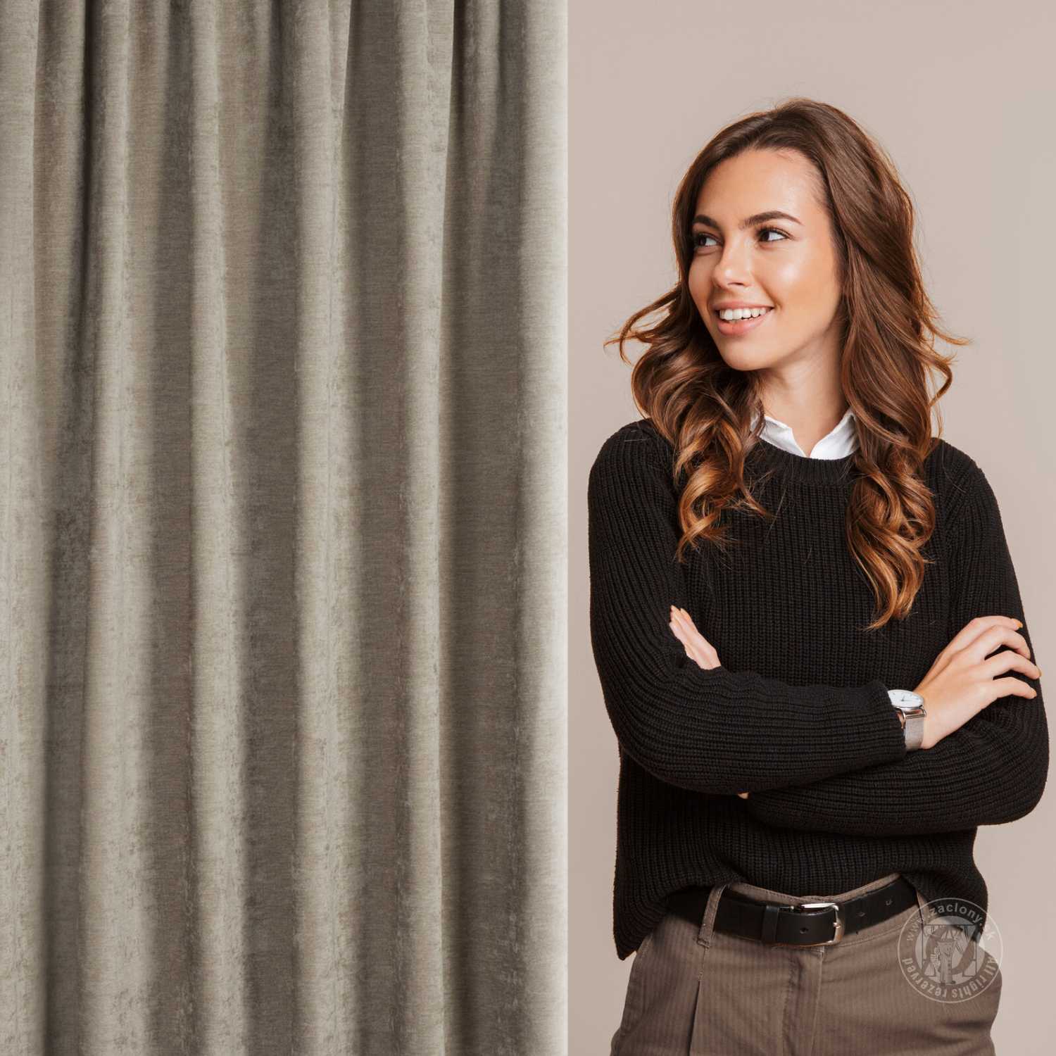 Záves VANI na páske 140x270cm cappuccino