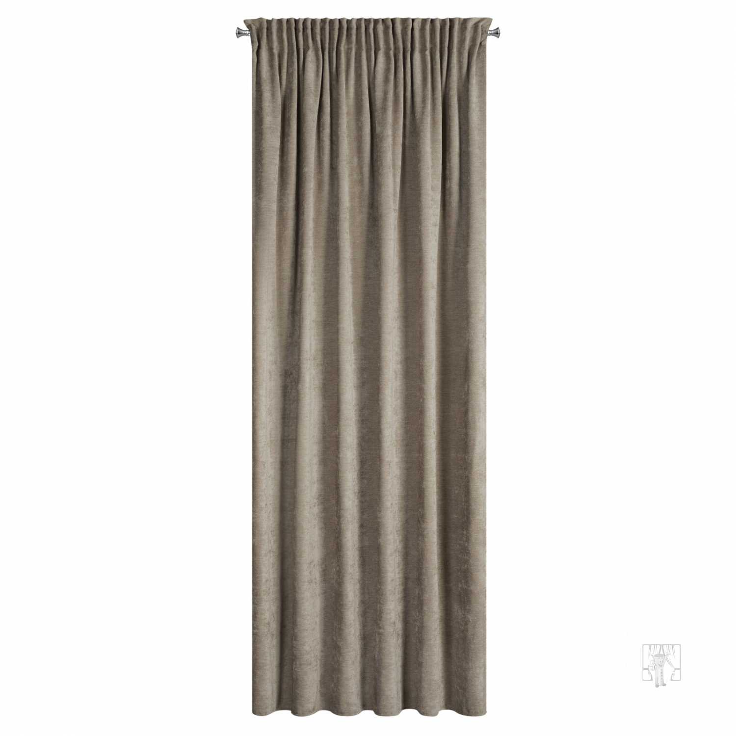 Záves VANI na páske 140x270cm cappuccino