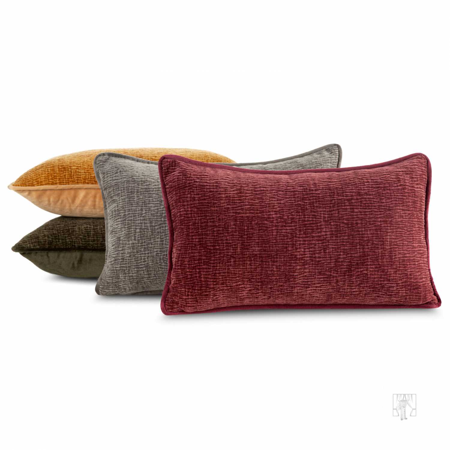 Obliečka na vankúš ROSI 30x50cm oceľová