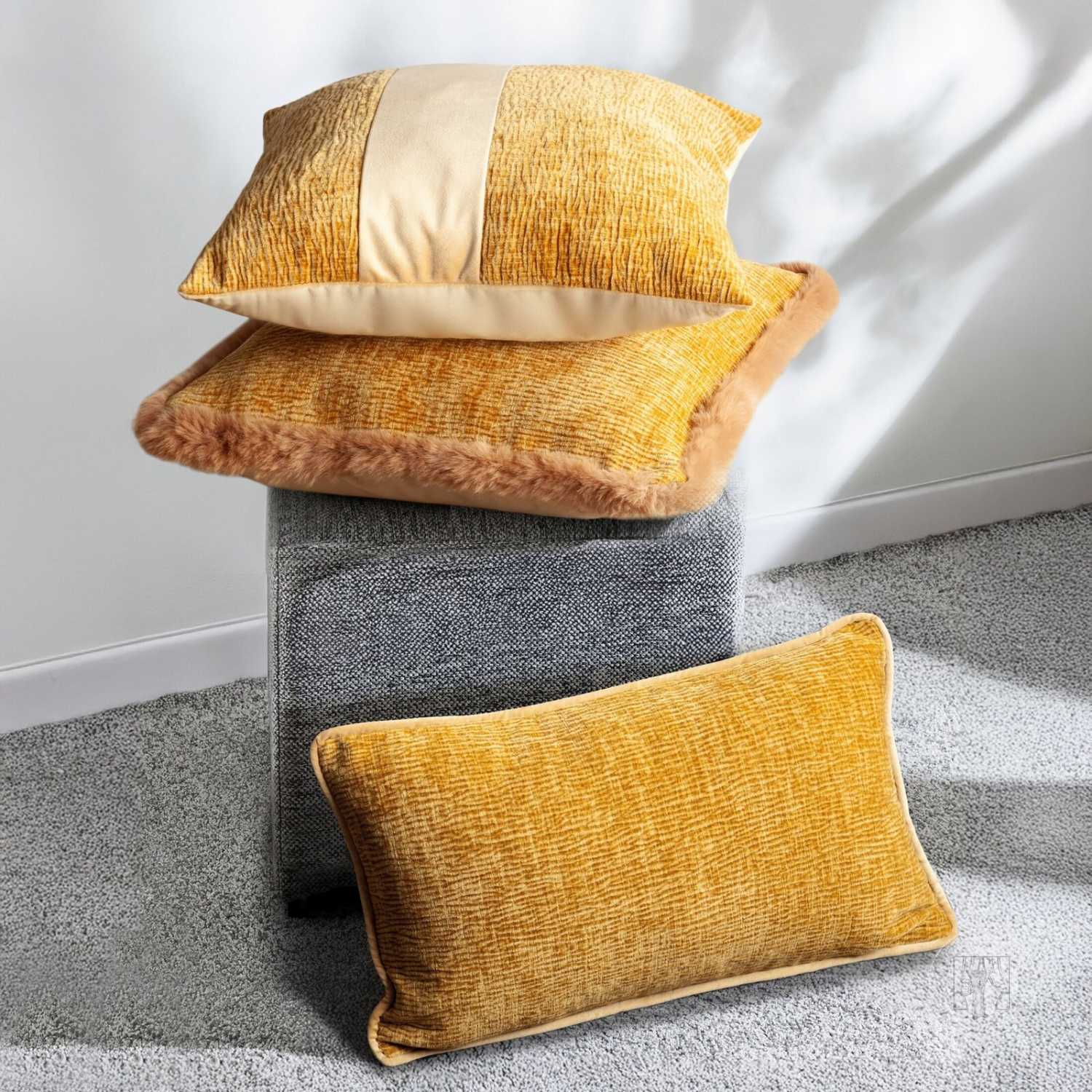 Obliečka na vankúš CARLA 45x45cm medová