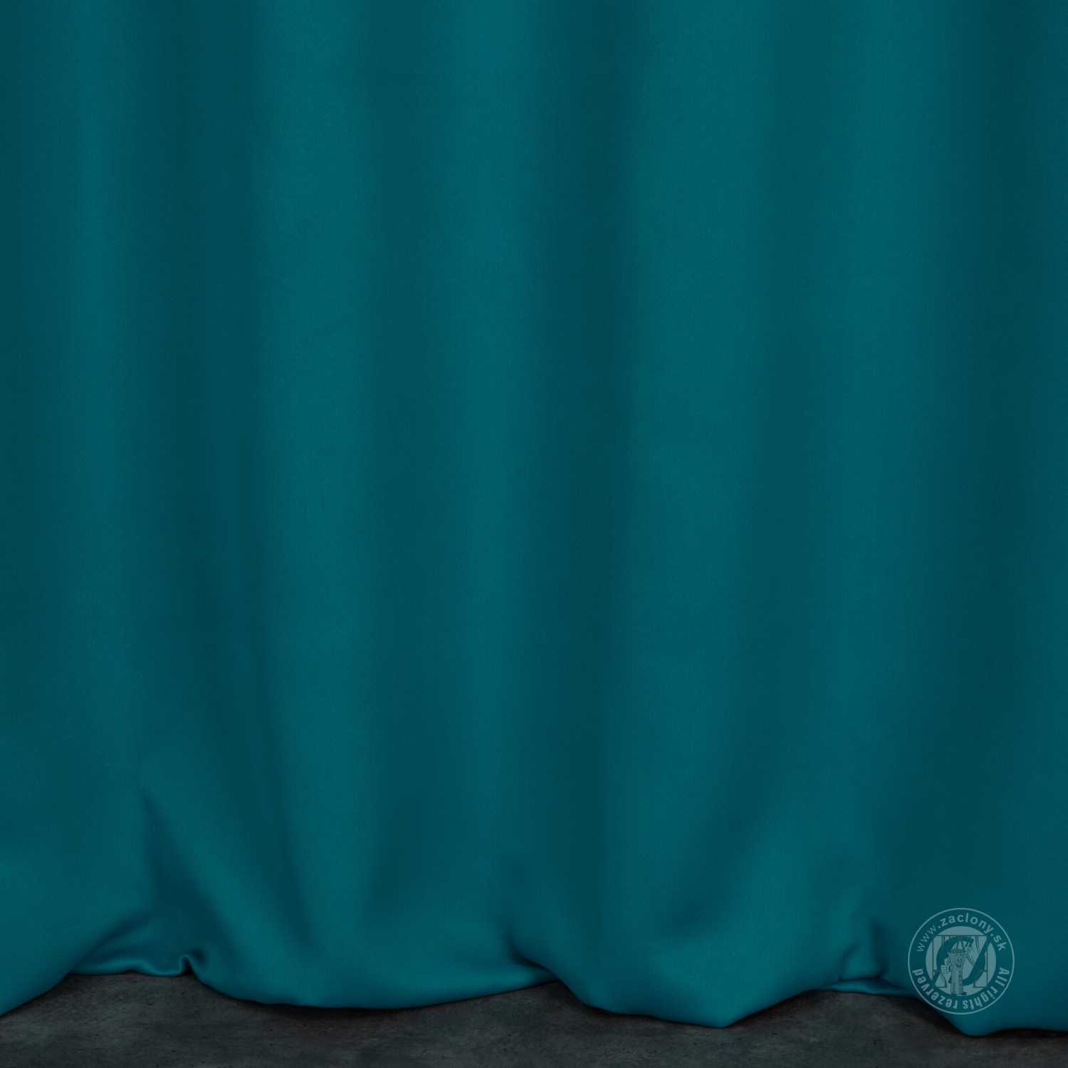 Záves BLACKOUT na páske 135x270cm tmavotyrkysový