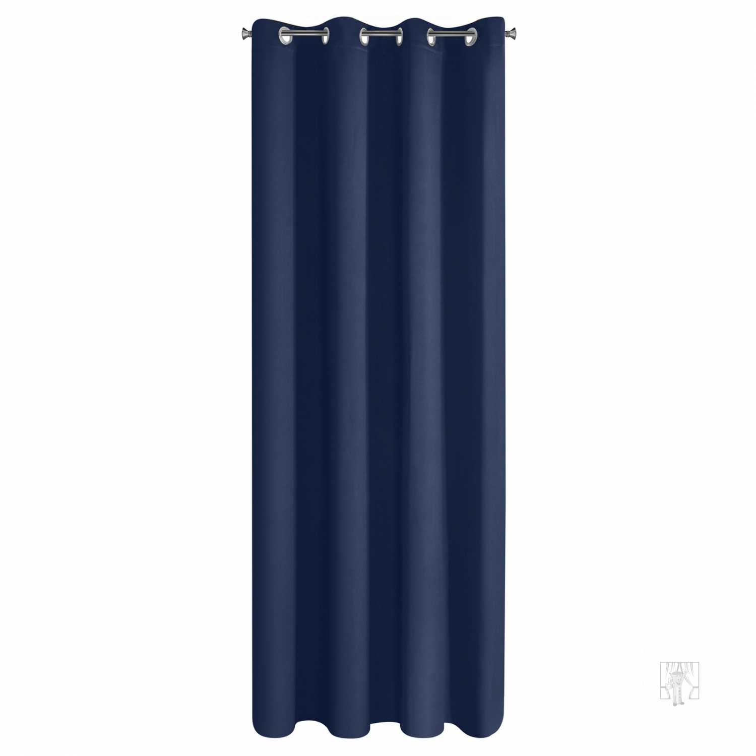 Záves BLACKOUT na krúžkoch 135x250cm granátový