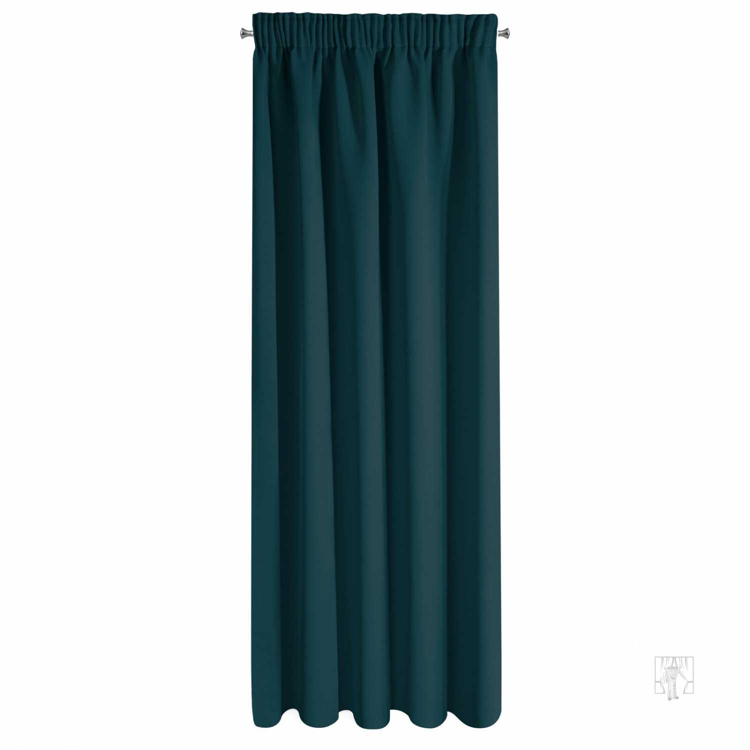 Záves BLACKOUT na páske 135x270cm petrolejový