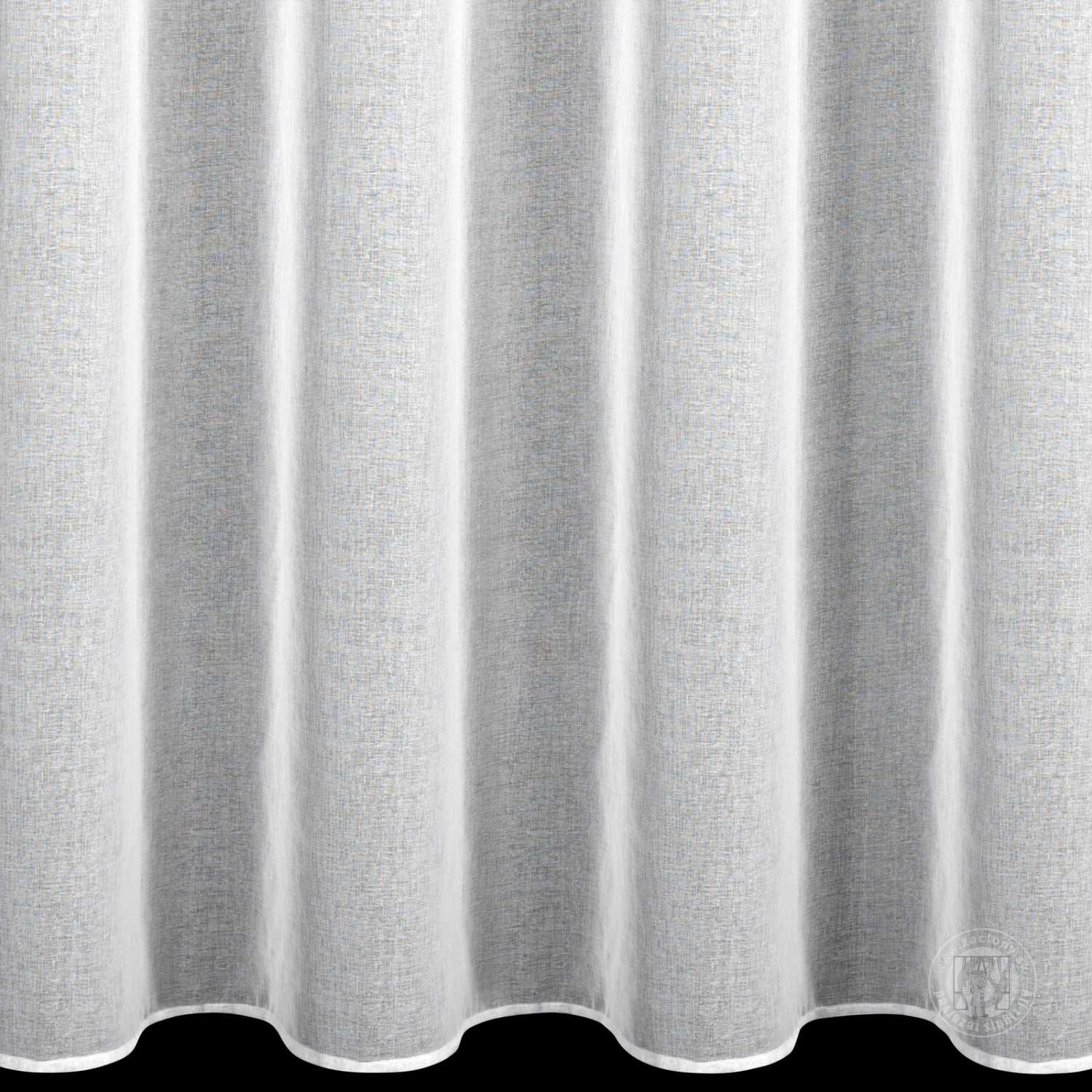 Vianočná záclona XMAS na krúžkoch 140x250cm biela