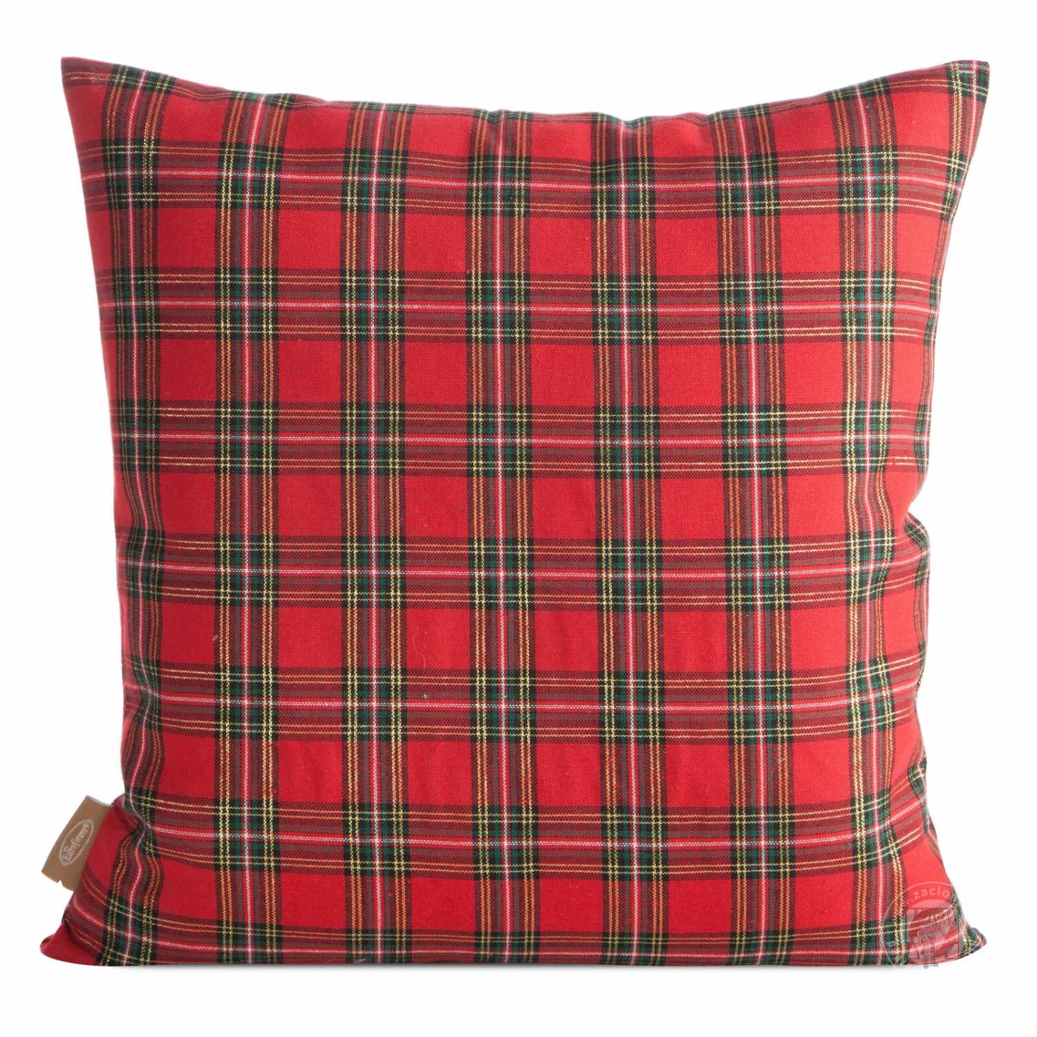 Vianočná obliečka na vankúš SANTA CLAUS 45x45cm červená/zelená