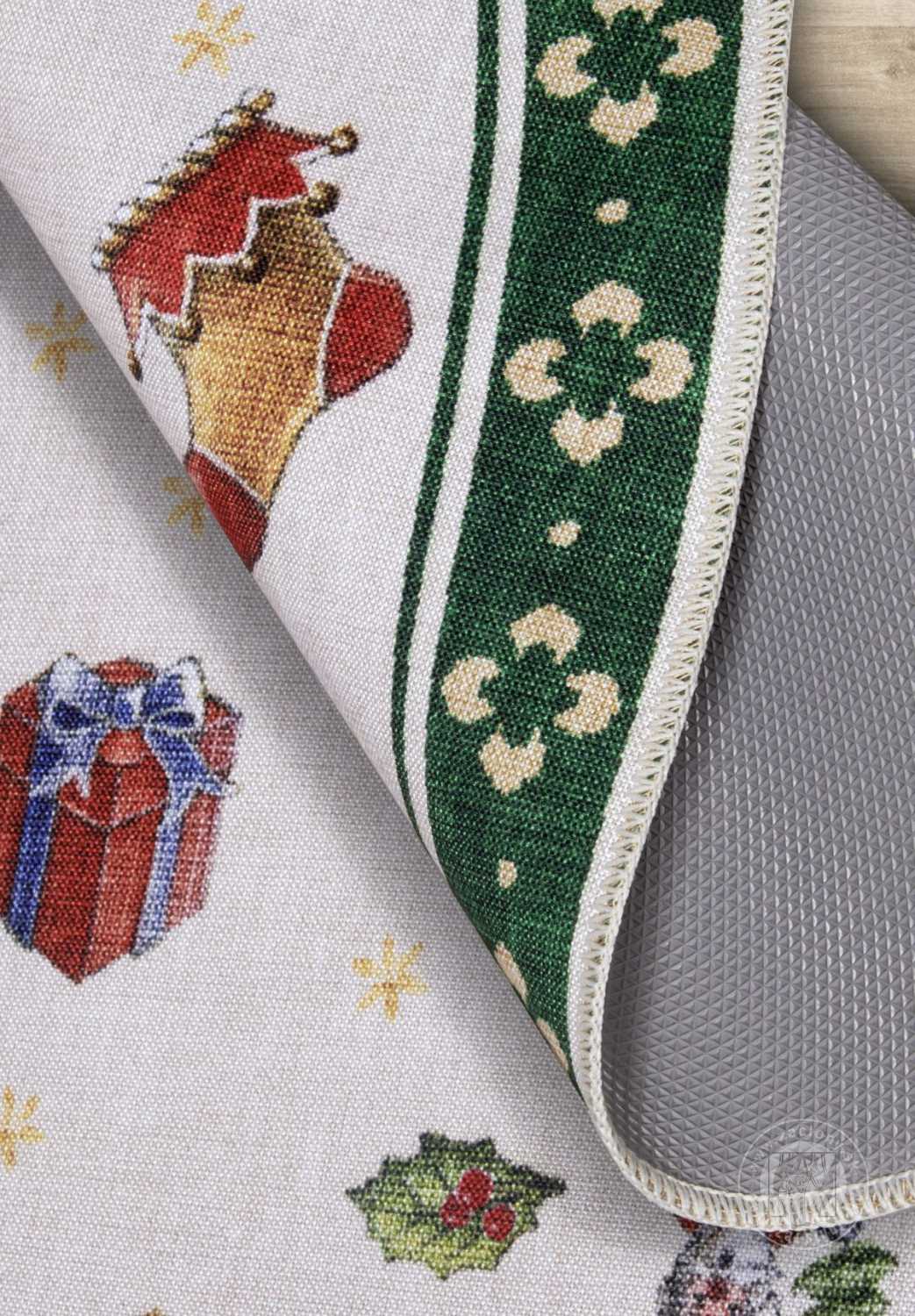 Kruhový kusový koberec Villeroy & Boch Toy´s Delight 106193 Green Multicolour, bez vlasu