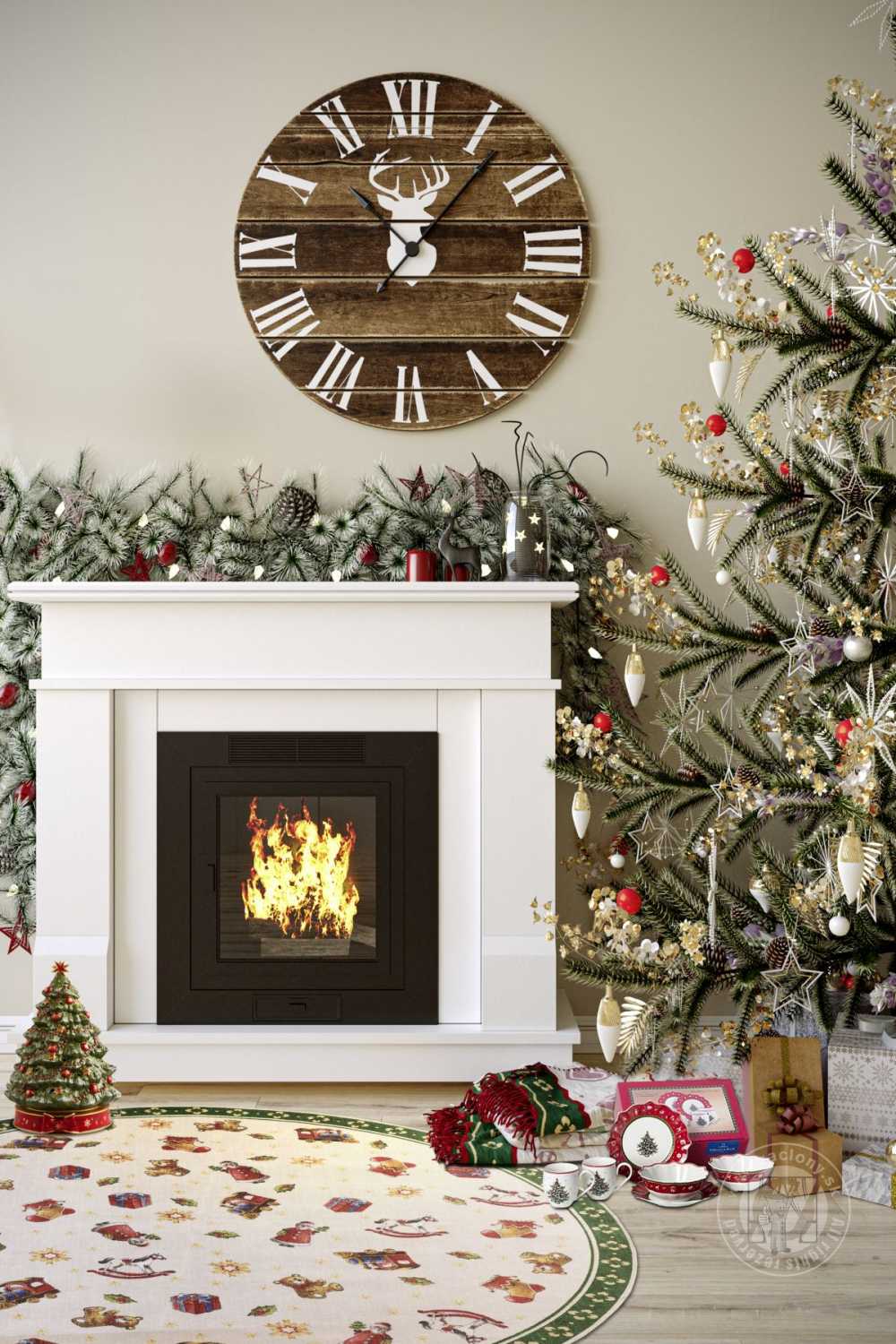 Kruhový kusový koberec Villeroy & Boch Toy´s Delight 106193 Green Multicolour, bez vlasu