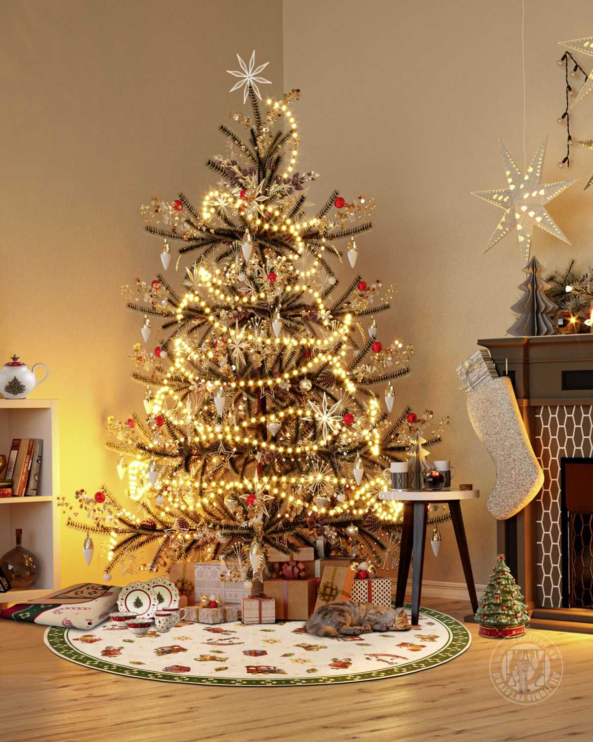 Kruhový kusový koberec Villeroy & Boch Toy´s Delight 106193 Green Multicolour, bez vlasu