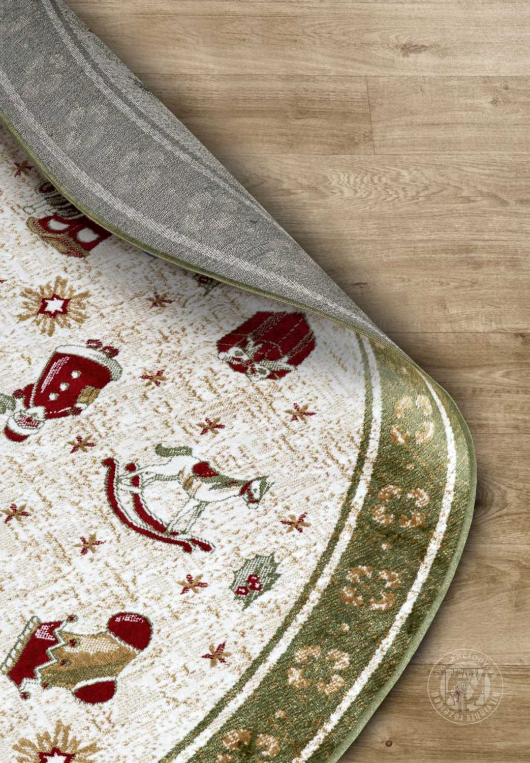 Kruhový kusový koberec Villeroy & Boch Toy´s Delight 106218 Green Multicolour