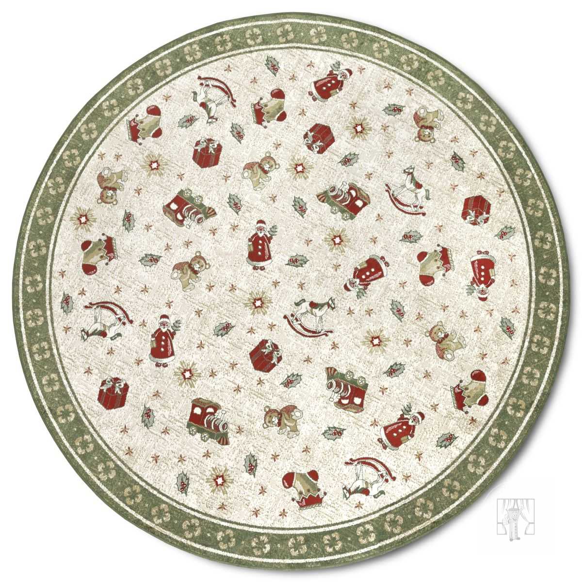 Kruhový kusový koberec Villeroy & Boch Toy´s Delight 106218 Green Multicolour