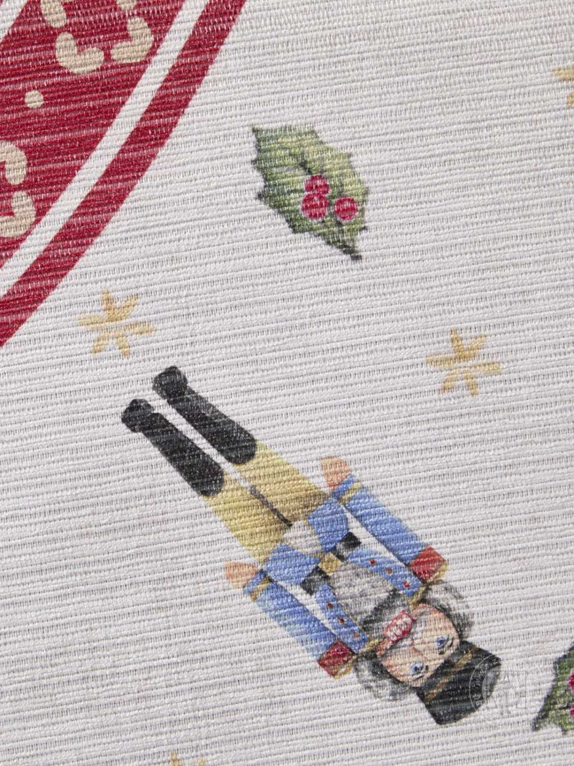 Kruhový kusový koberec Villeroy & Boch Toy´s Delight Limited Edition 106274 Cream Red, bez vlasu