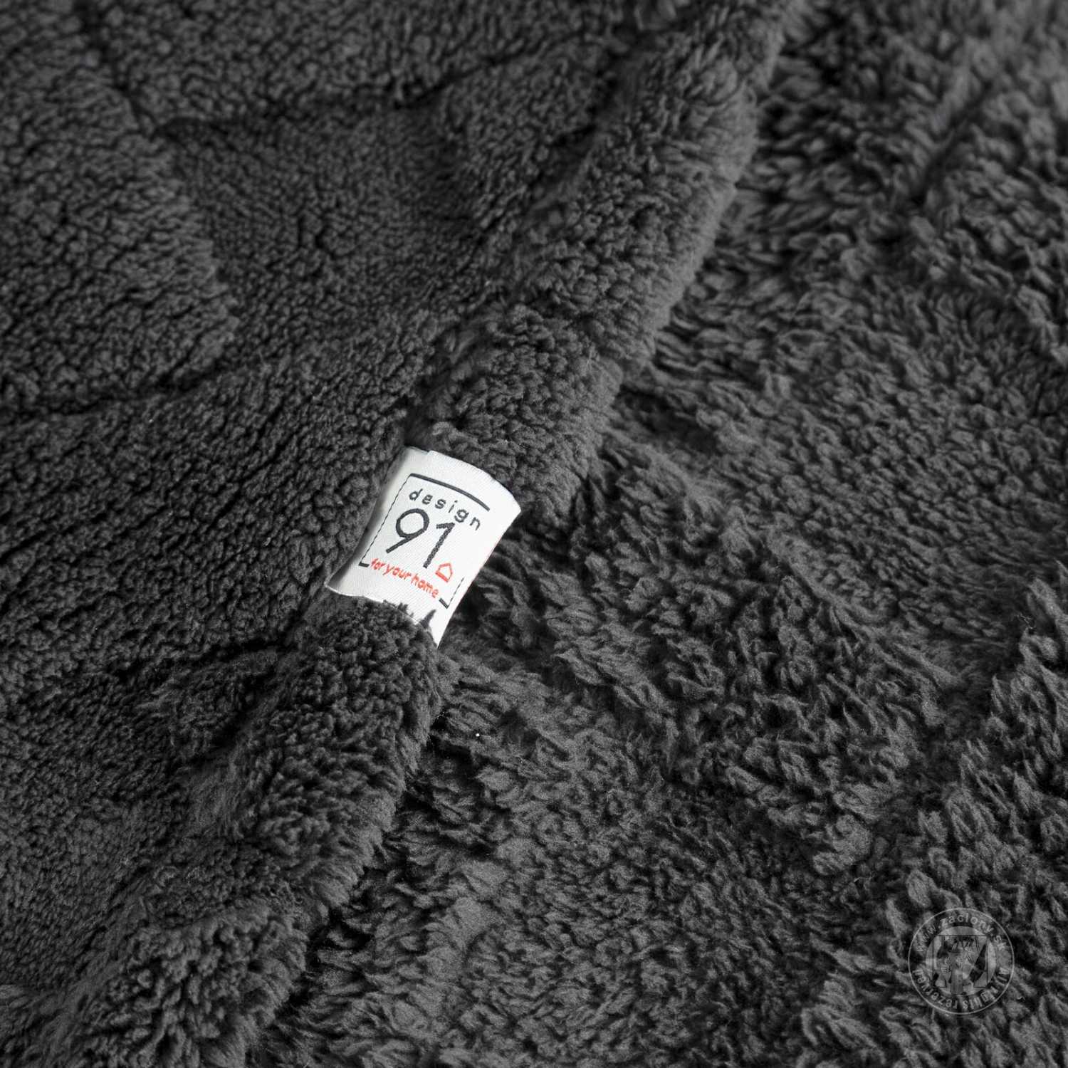 Obliečka na vankúš CARO 45x45cm oceľová