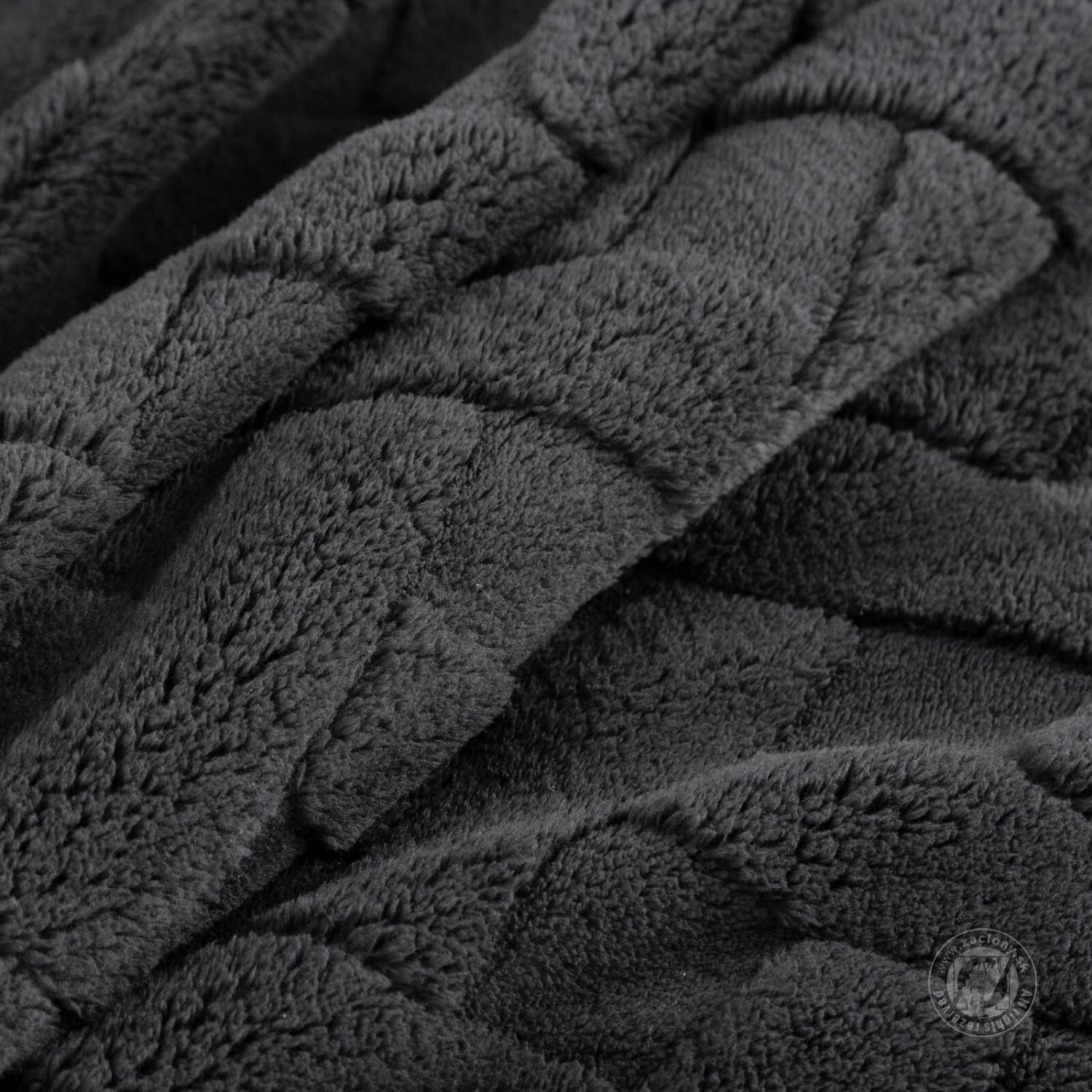 Obliečka na vankúš CARO 45x45cm oceľová