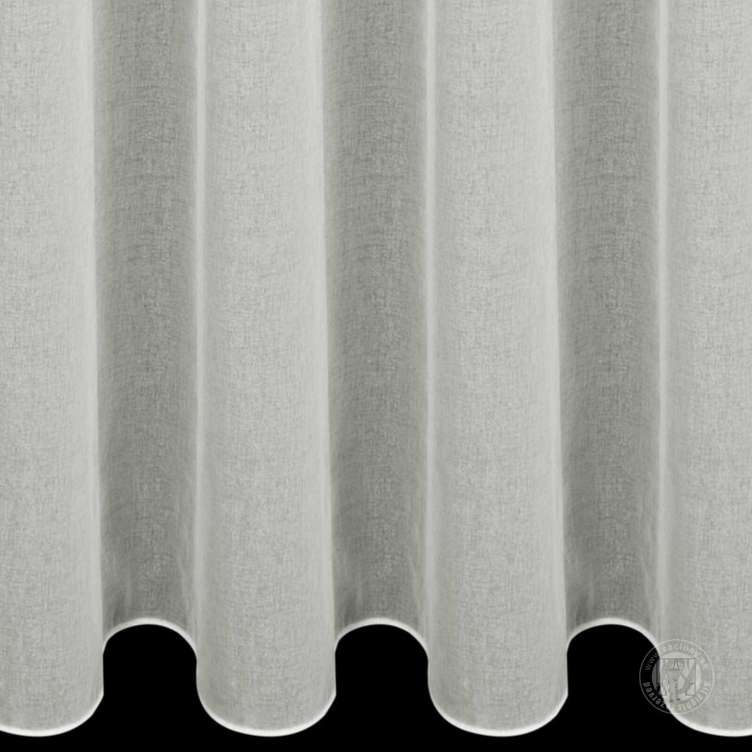 Záclona metráž KATE krémová, 300cm