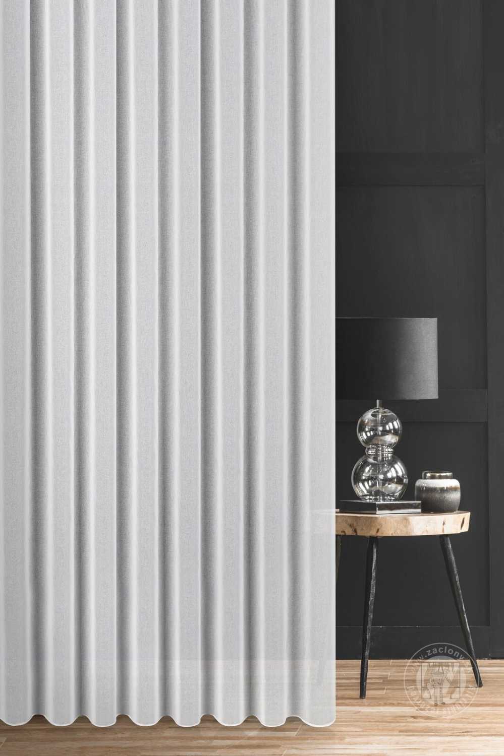 Záclona metráž 2154 biela 300cm