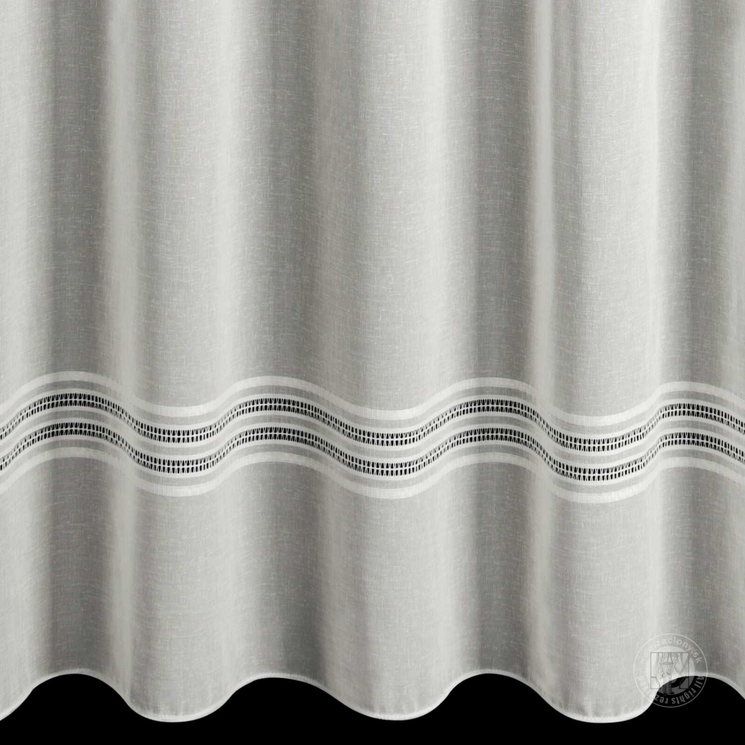 Záclona metráž 12608 prírodná, 300cm